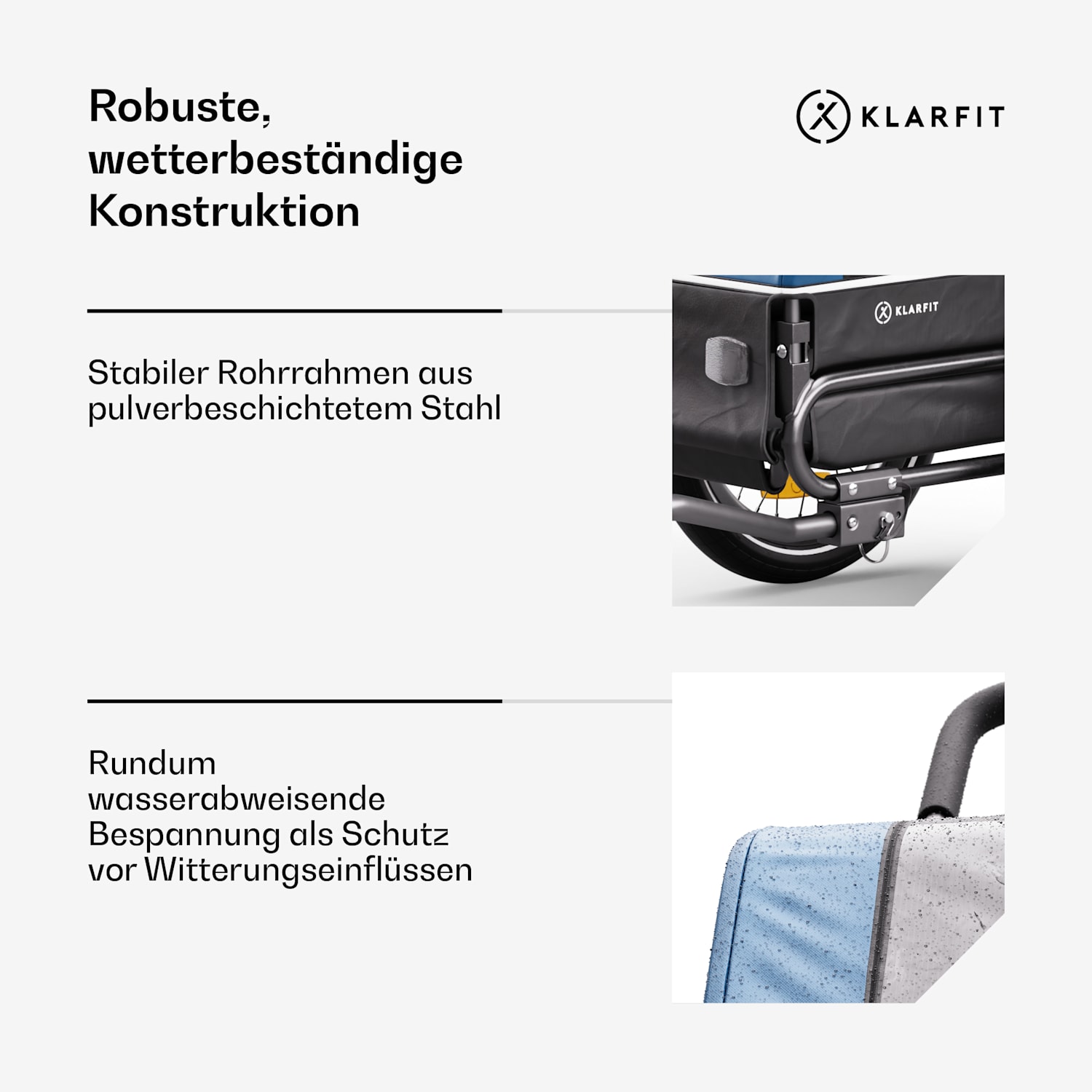 Goldie S Hybrid Hunde-Fahrradanhänger kleine/mittlere Hunde Polyester Mesh Fensterabdeckung 