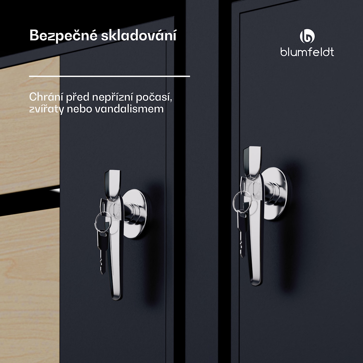 BinSafe, box na odpadky, 2 odpadkové koše, 240 l, uzamykatelný, pozinkovaná ocel odolná vůči povětrnostním vlivům, střecha pro výsadbu
