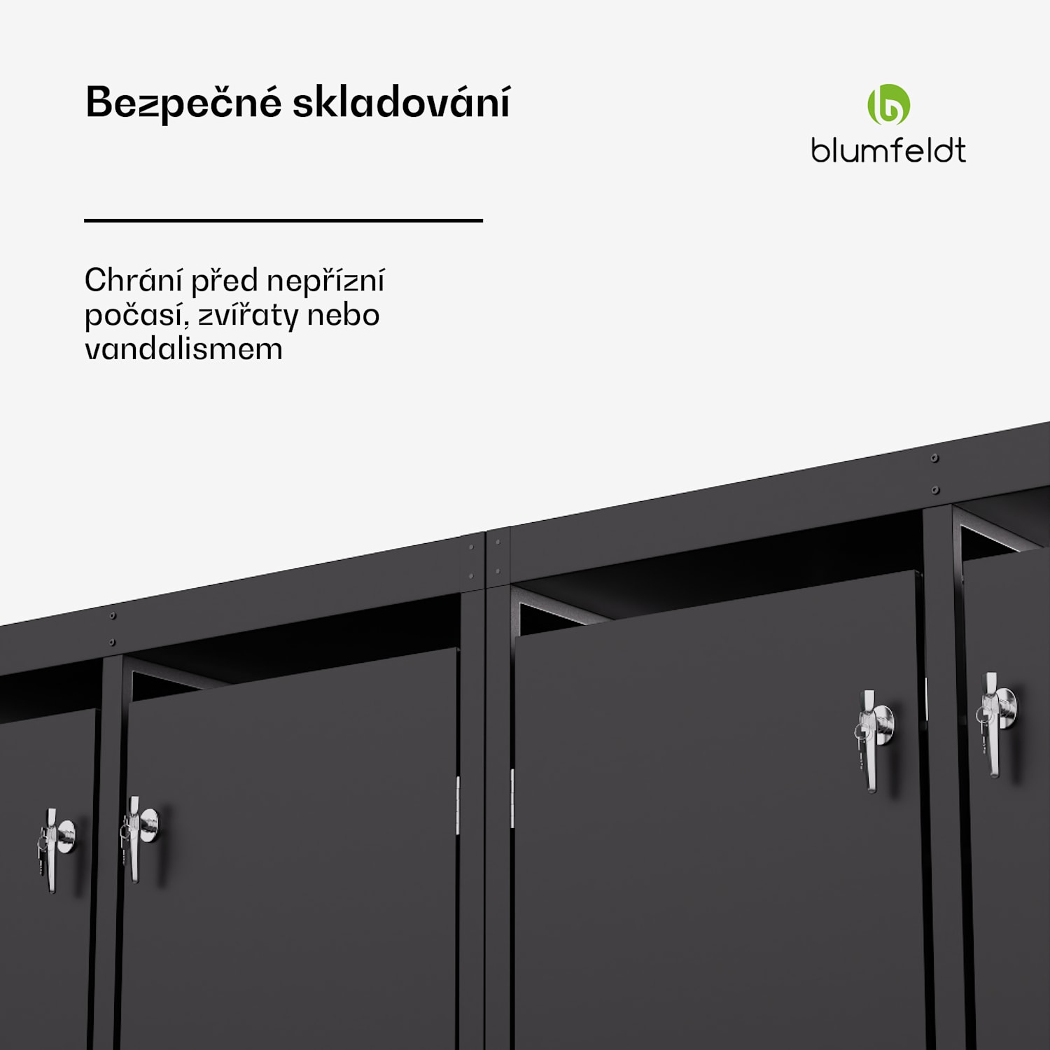 BinSafe, box na odpadky, 4 odpadkové koše, 240 l, uzamykatelný, pozinkovaná ocel odolná vůči povětrnostním vlivům