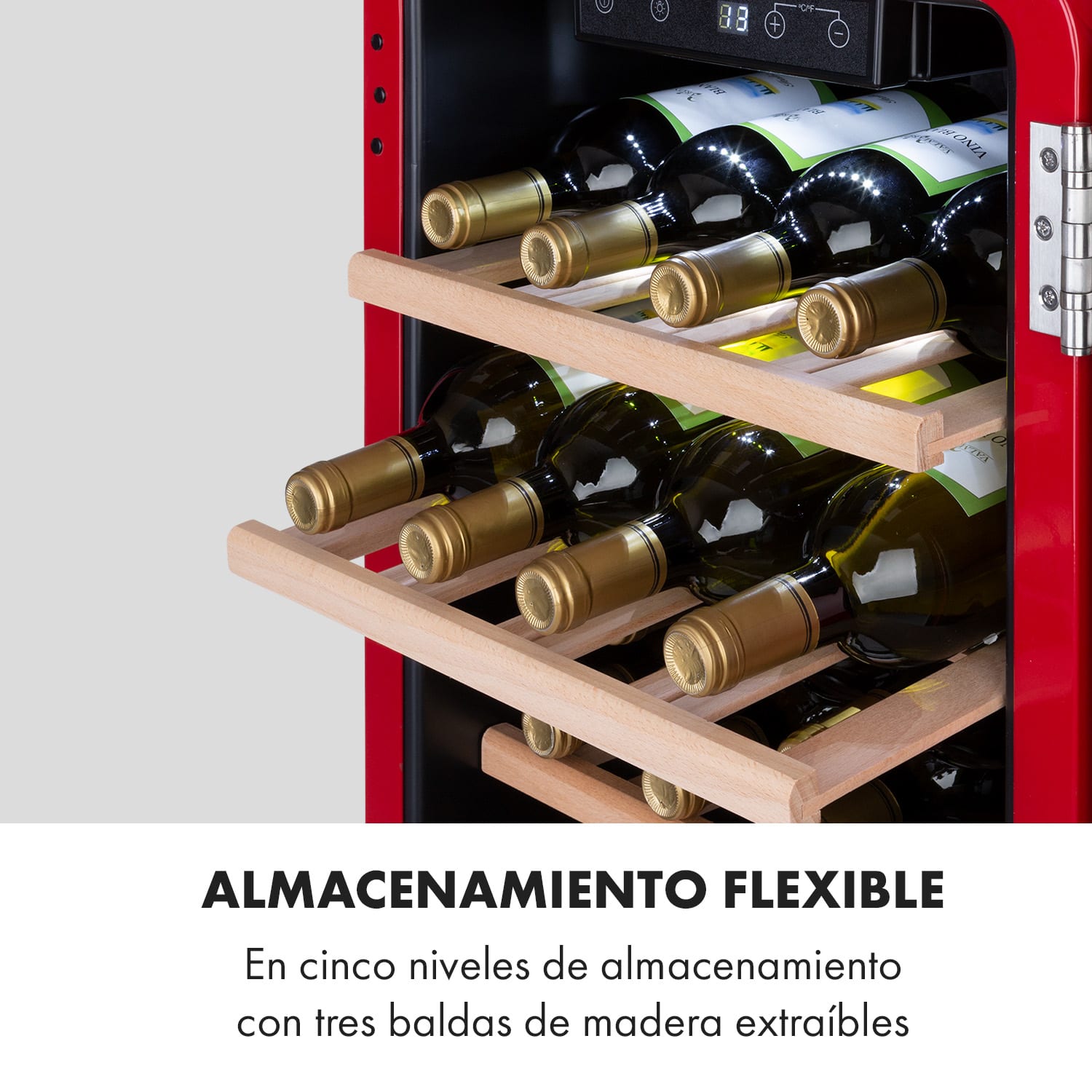 Nevera Vinetage 19 Uno Bebidas 70 Litros 4-22°C Diseño Retro