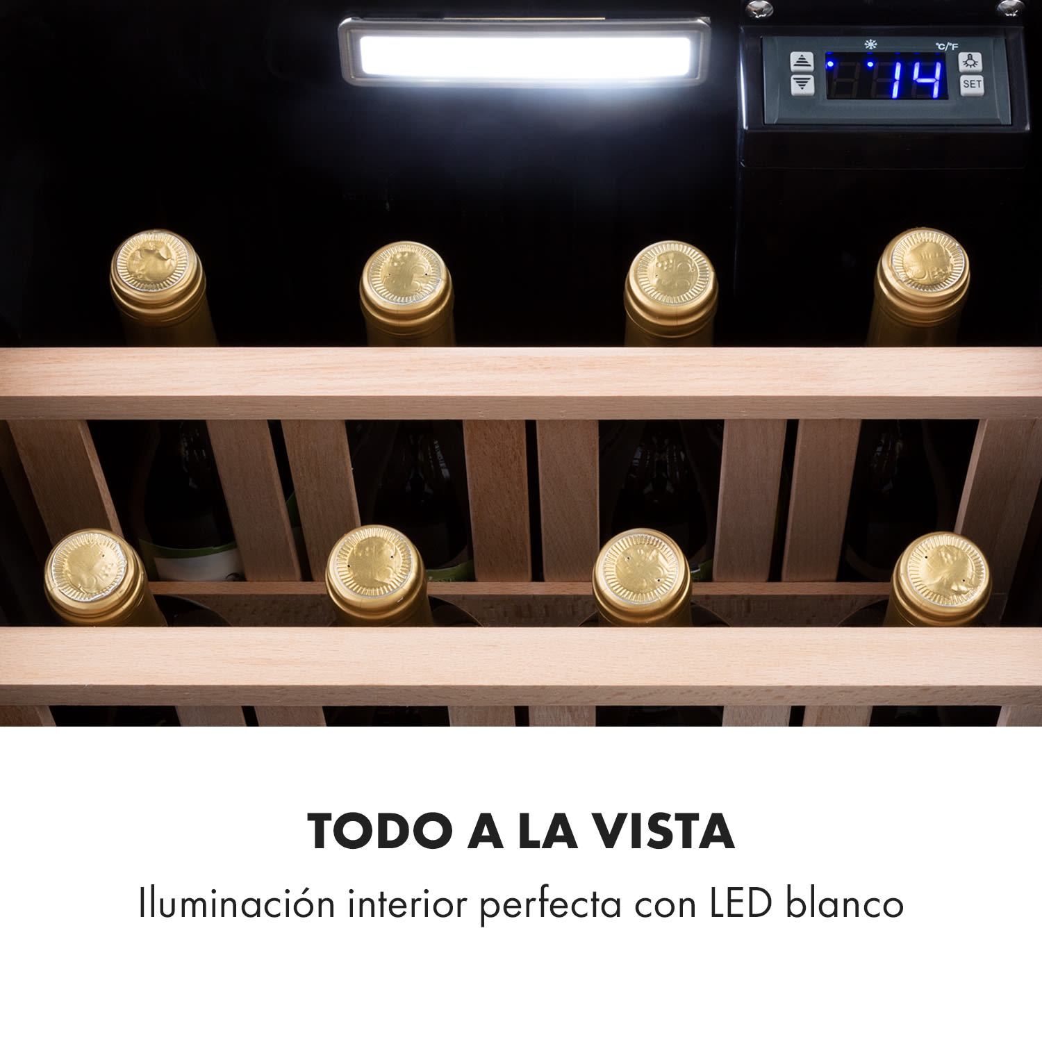 Nevera Vinetage 12 Bebidas 48 Litros 4-22°C Diseño Retro 