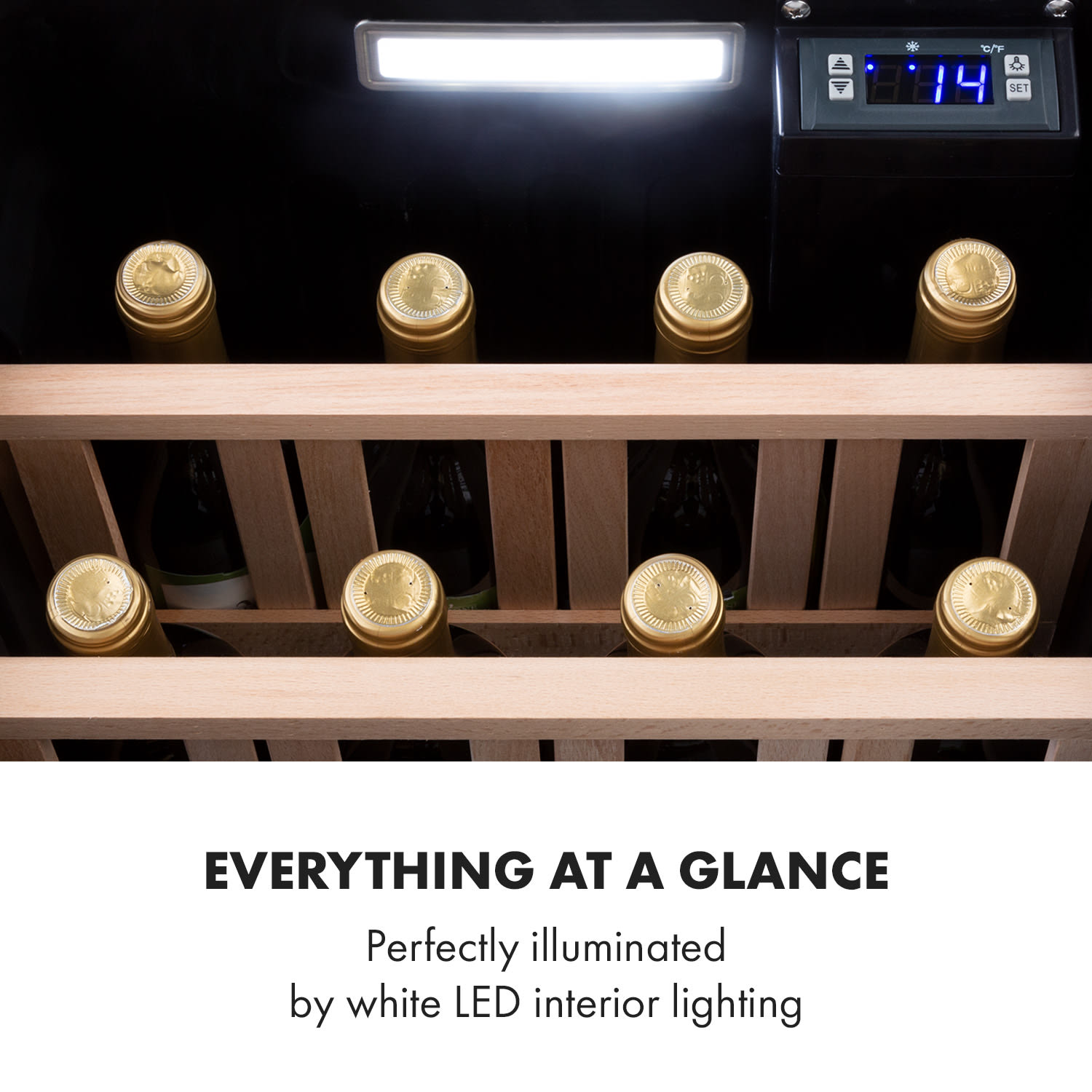 Vinetage 12, хладилник за напитки, 48 литра, 4-22°C, ретро дизайн 