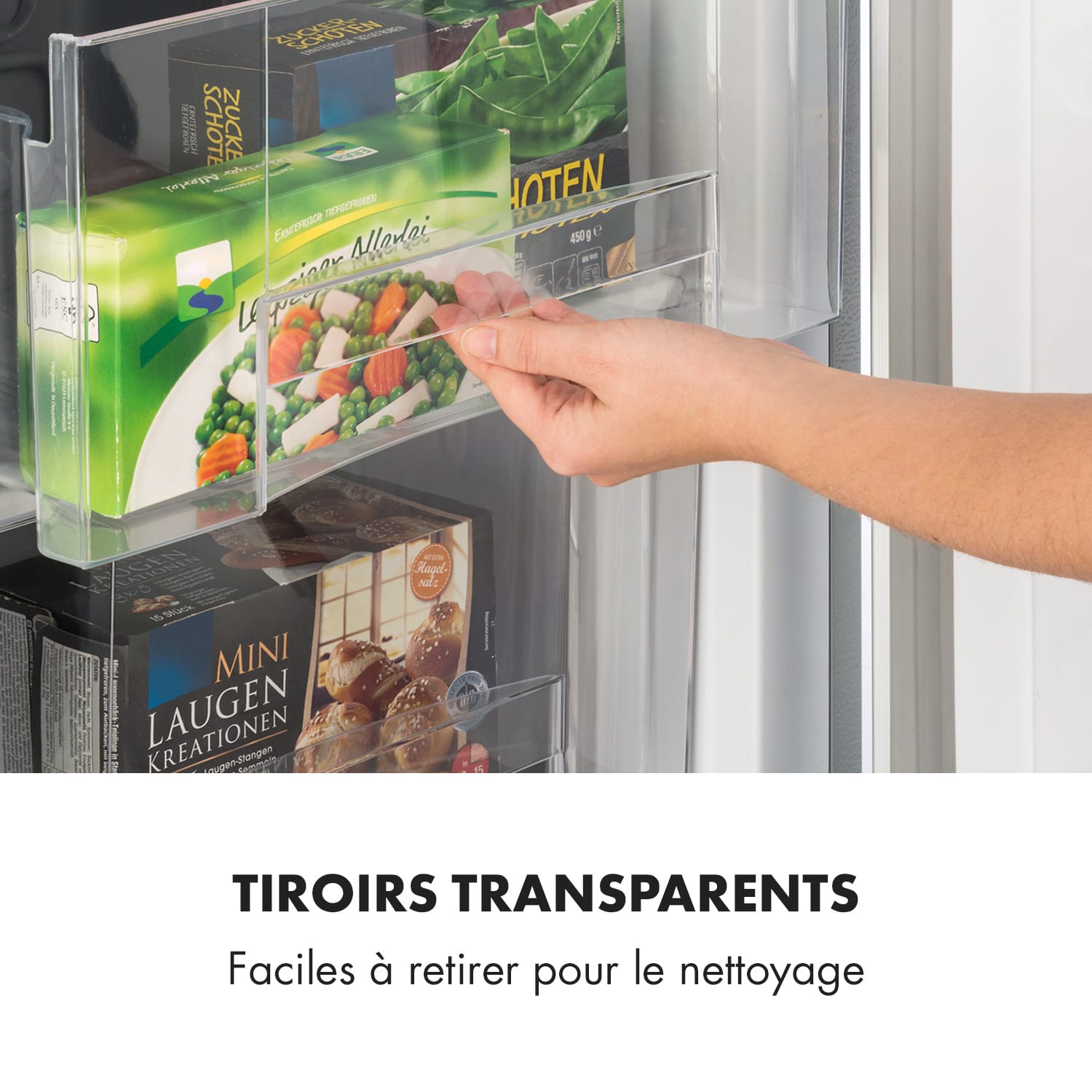 Garfield XXL Congélateur 80l 3 boîtes Thermostat 