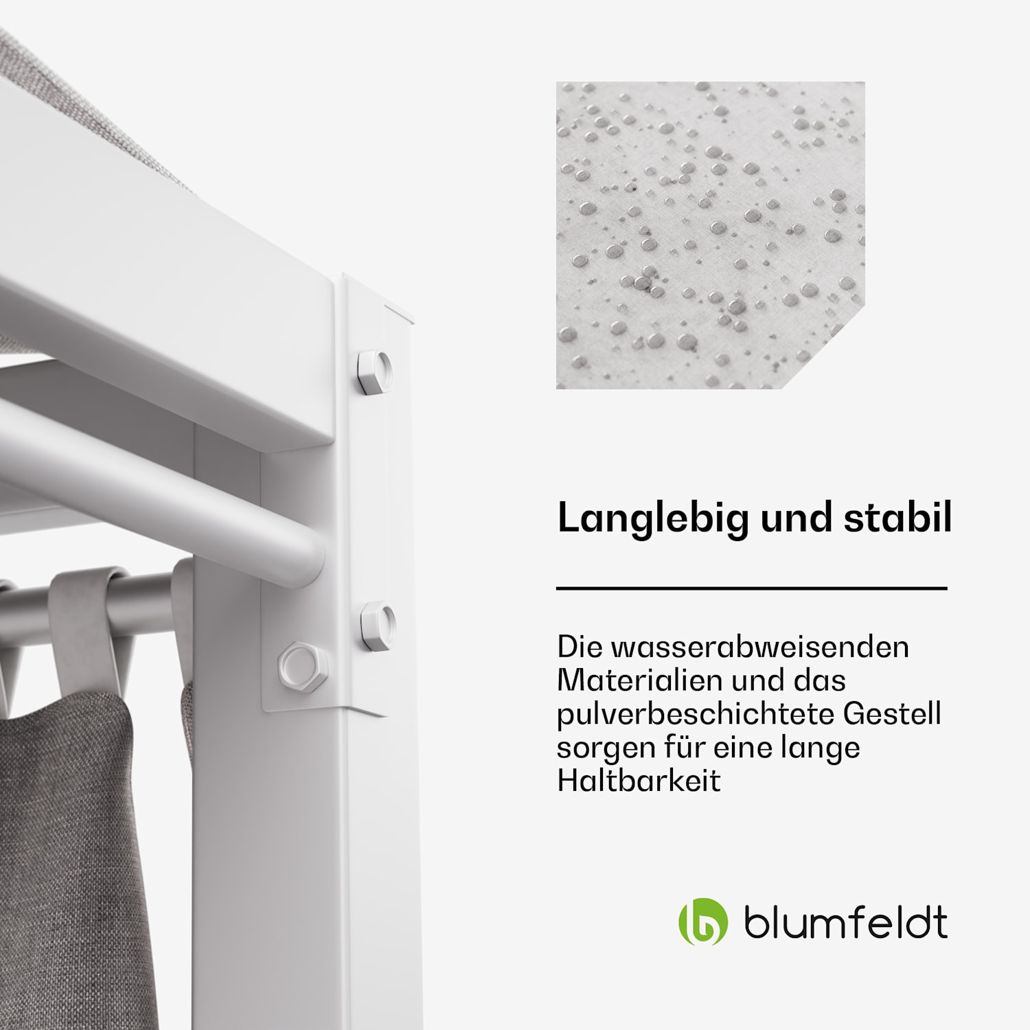 Eremitage Triple Sunbed Sonnenbett | Sonnenschutz | bis zu 3 Personen | Alurahmen | wetterfest 