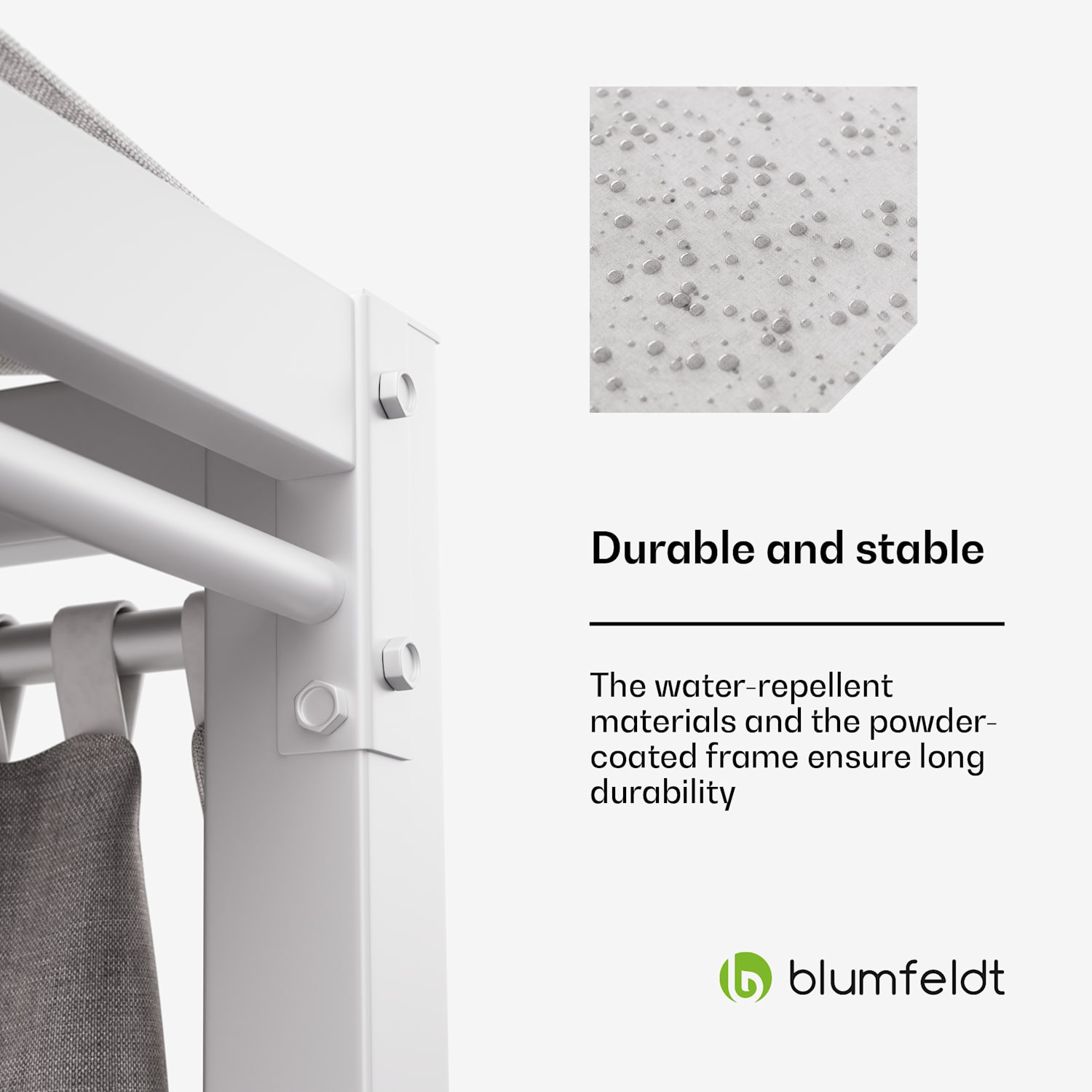 Espreguiçadeira Eremitage Triple | proteção solar | até 3 pessoas | estrutura em alumínio | resistente às intempéries