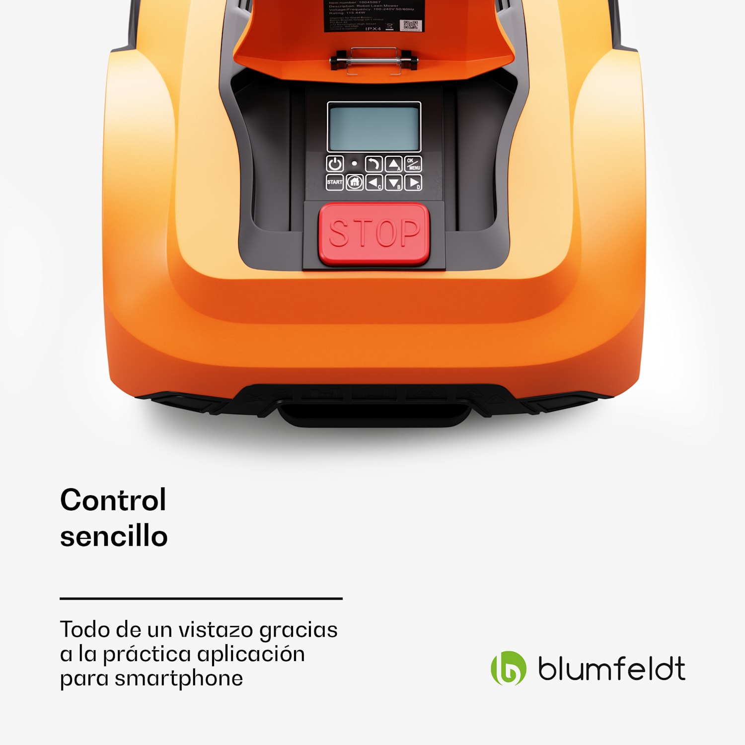 Garden Hero | robot cortacésped inteligente de hasta 1.400 m² | 3h de autonomía | sensor anticolisión 