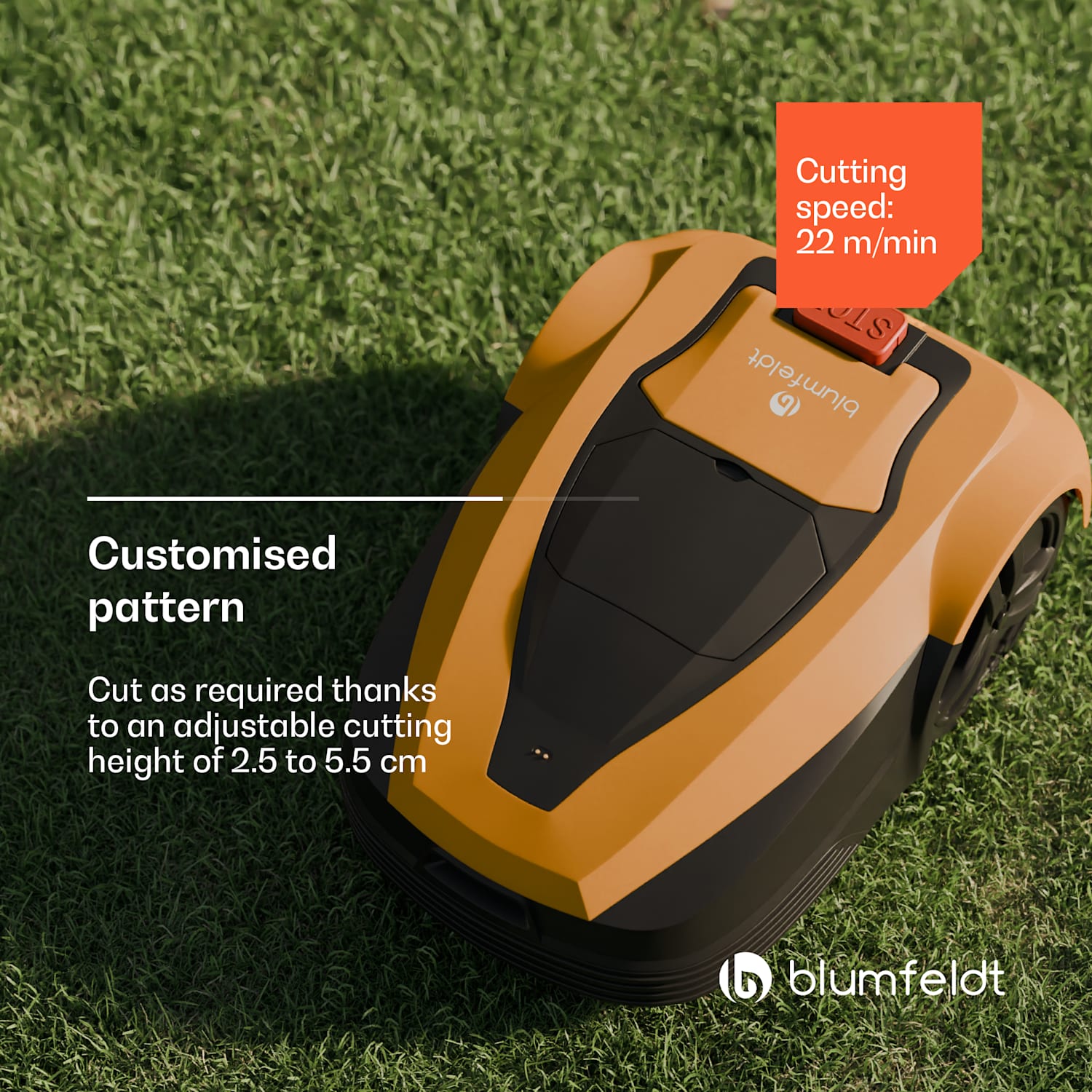 Garden Hero | slimme robotmaaier tot 1.400 m² | 3 uur looptijd | antibotsingssensor 