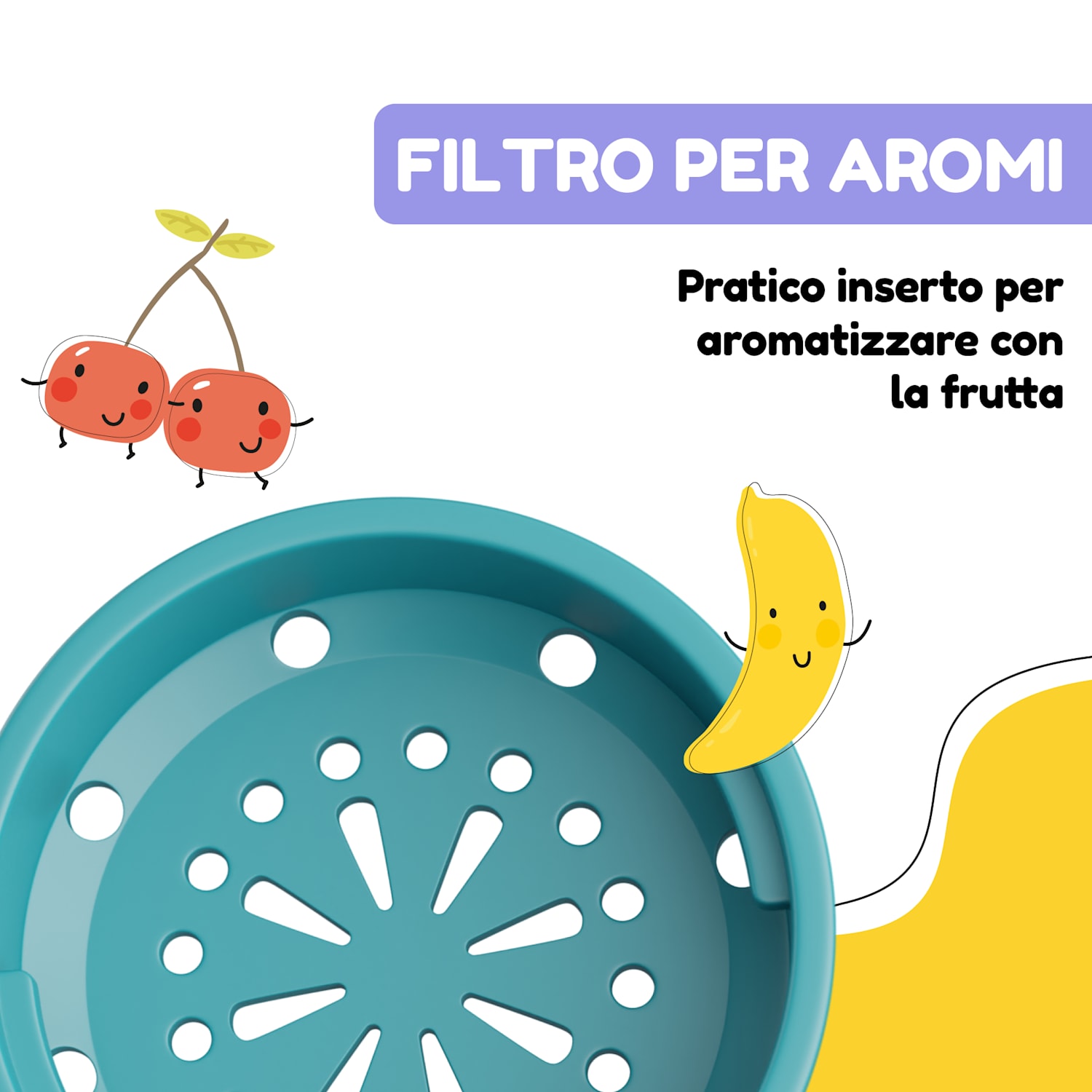 Schmatzfatz - Borraccia, borraccia sportiva, 500 ml, 24 cm, Tritan 500 ml | Petrol Sea