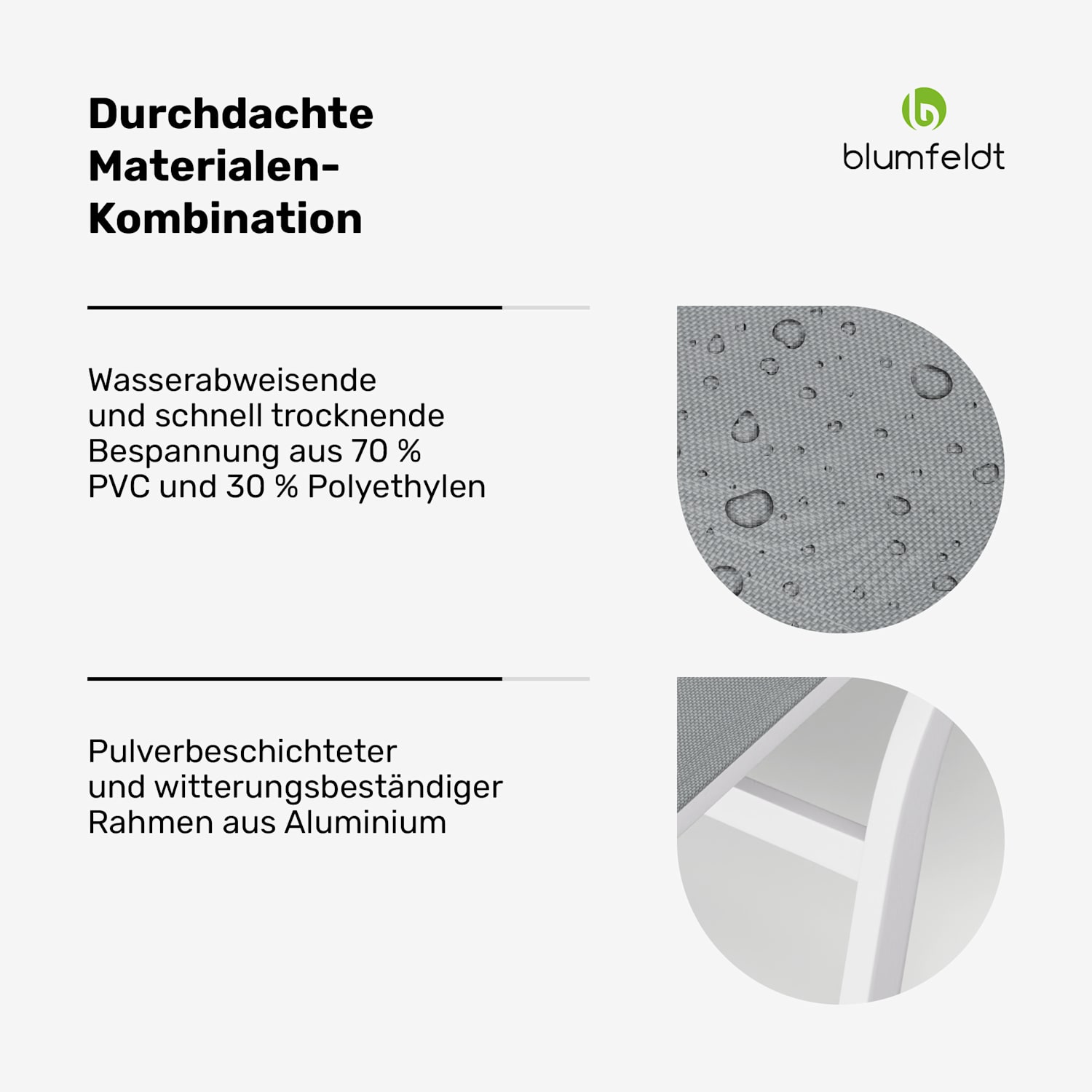 Lounger Limala XXL Sonnenliege 160 kg Traglast 5-stufig einstellbare Rückenlehne Rollen 