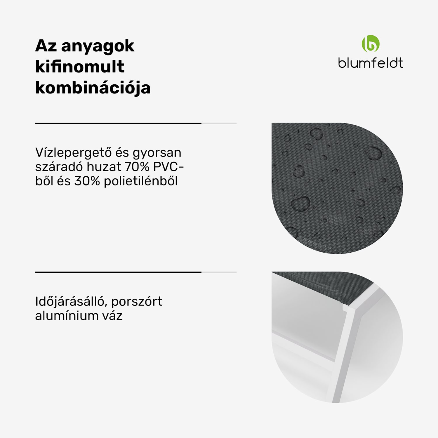 Lounger Renazzo XXL, nyugágy, 160 kg teherbírás, 5 fokozatú állítás, vízlepergető 