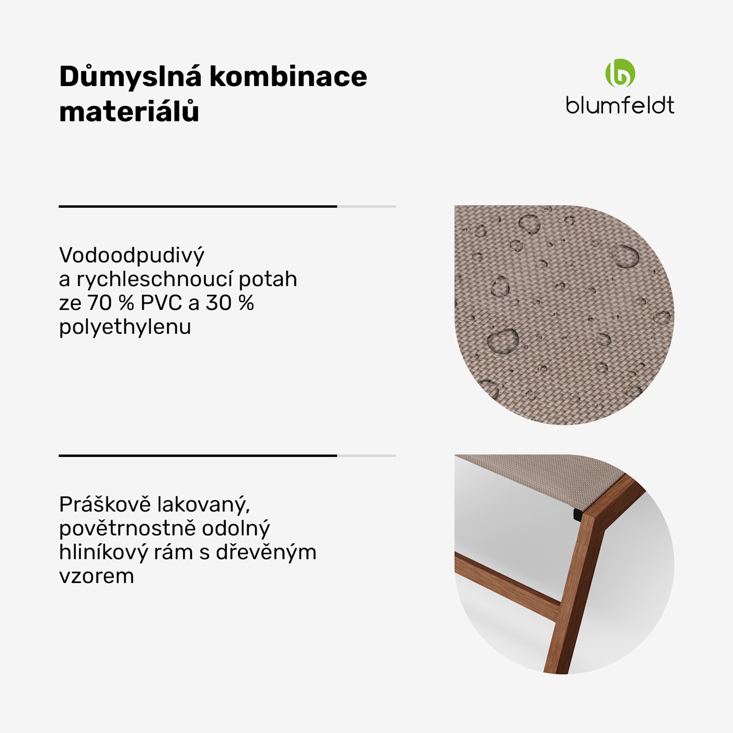 Lounger Renazzo, lehátko, nosnost 160 kg, 5stupňové nastavení, vodoodpudivé 