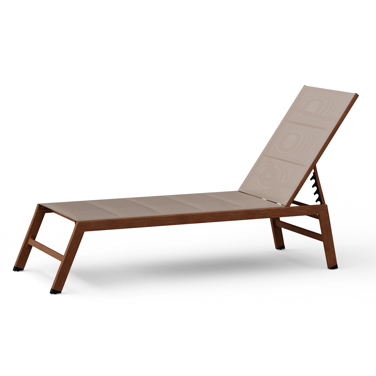 Lounger Renazzo, lehátko, nosnosť 160 kg, 5-stupňové nastavenie, vodoodpudivé, jednoduché čistenie 