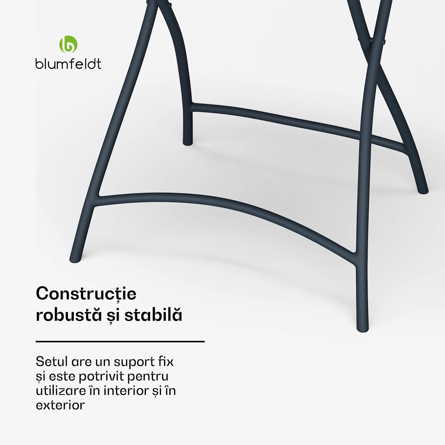 Set de grădină RetroChic, 1 masă + 2 scaune, 60 cm, pliabil, acoperit, rezistent la intemperii 