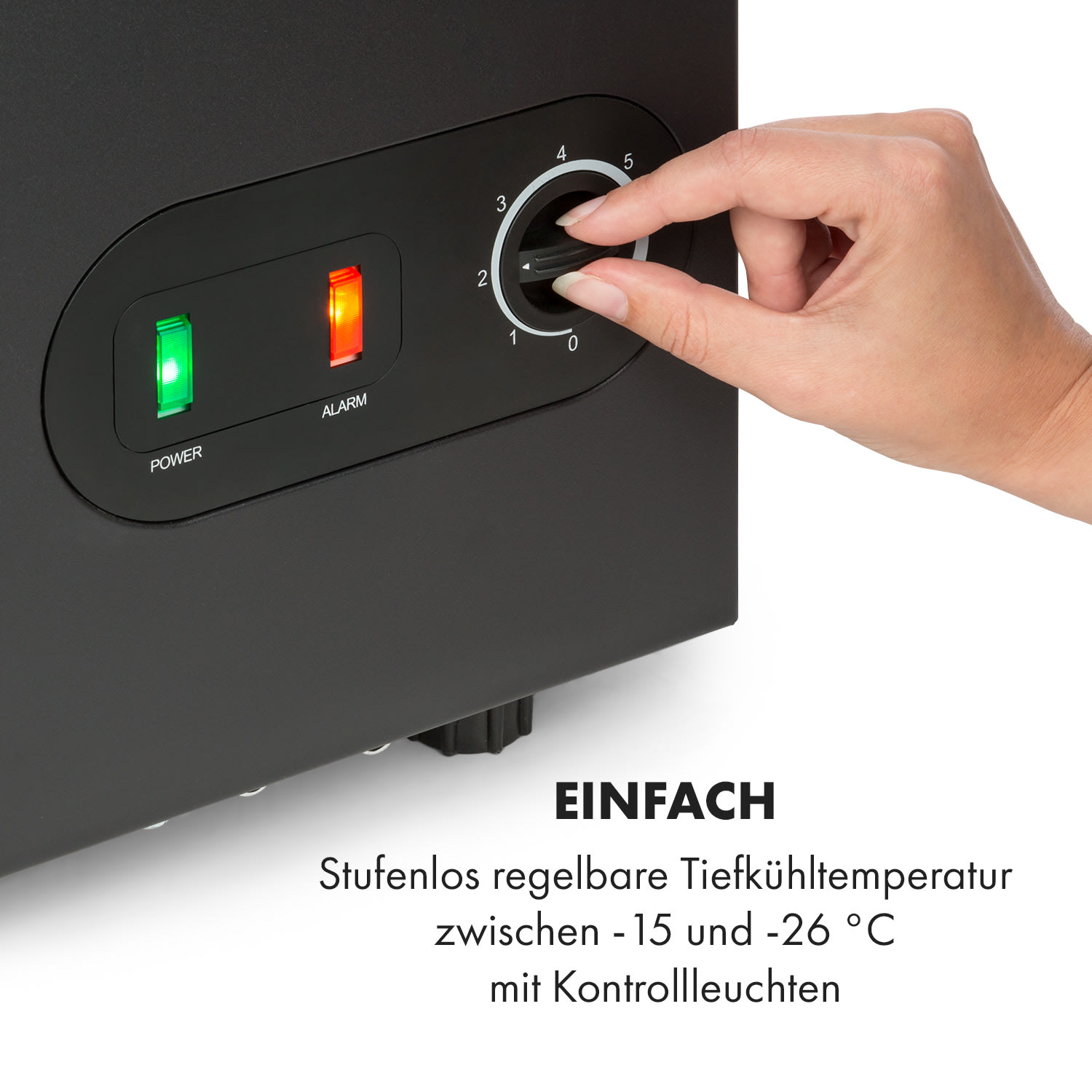 Iceblokk 50 Gefriertruhe freistehend 51 L Korb abschließbar 