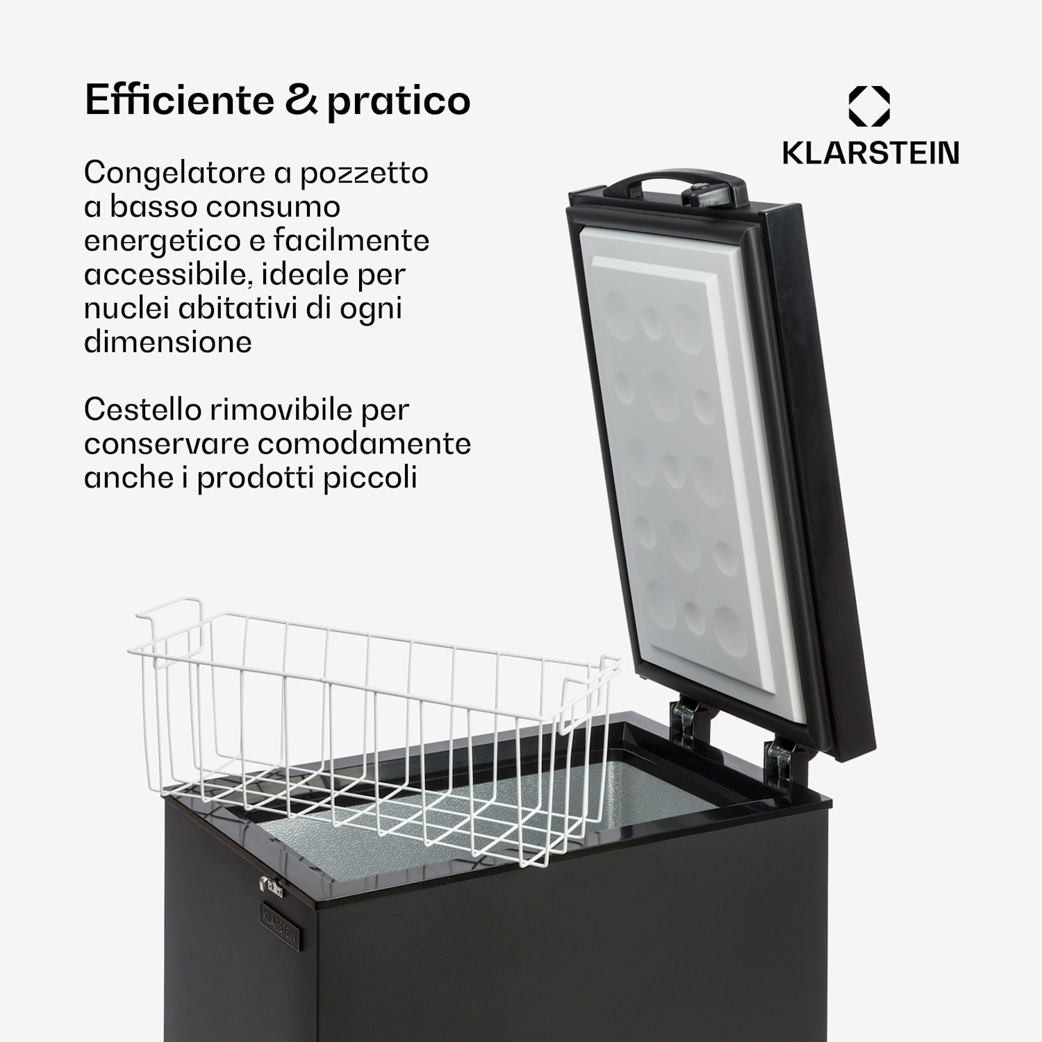 Congelatore Iceblokk 50 Indipendente 51 L Cestello Chiudibile a chiave 50 l | Preto