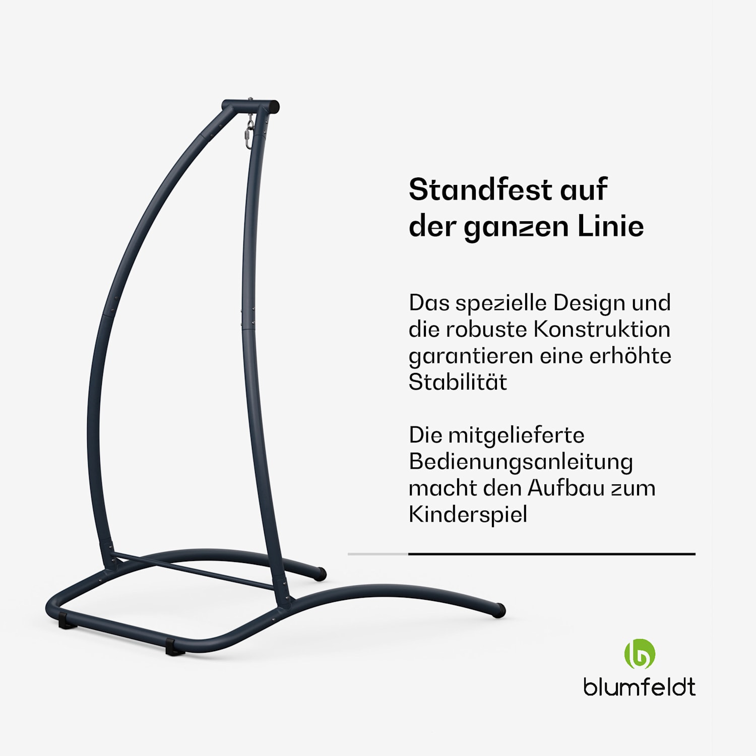 Hängemattengestell SwayStation Arch | rostfrei | wetterfest | Indoor/Outdoor | bis 100 Kg