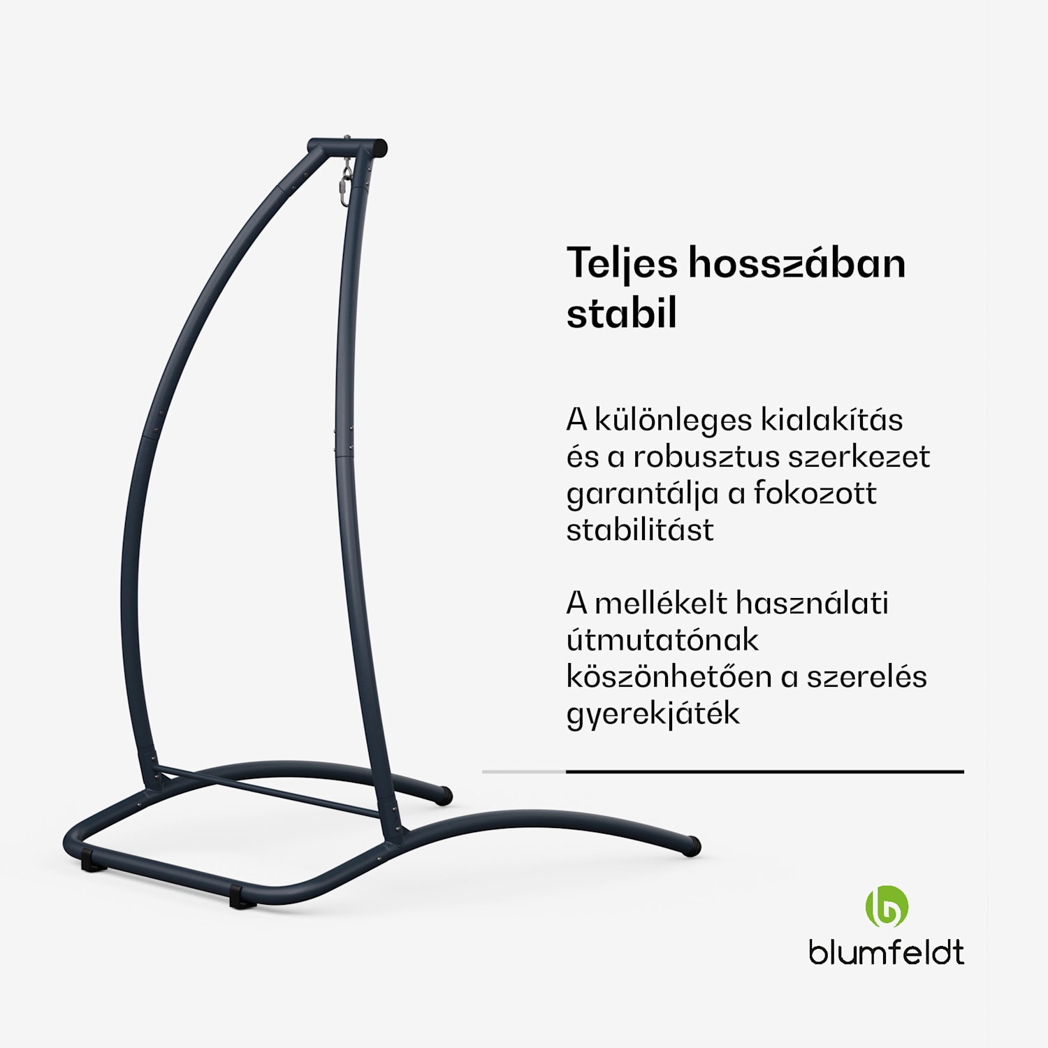 SwayStation Arch függőágy keret, korrózióálló, időjárásálló, beltéri/kültéri felhasználás, 100 Kg-ig Arch