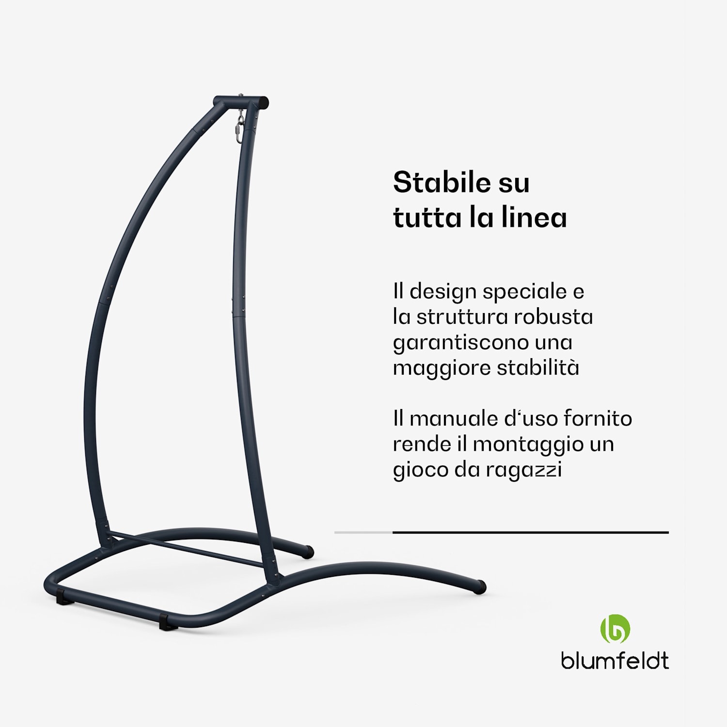 SwayStation Arch - Telaio per amaca | Antiruggine | Resistente alle intemperie | Interno/esterno | Fino a 100 Kg Arch