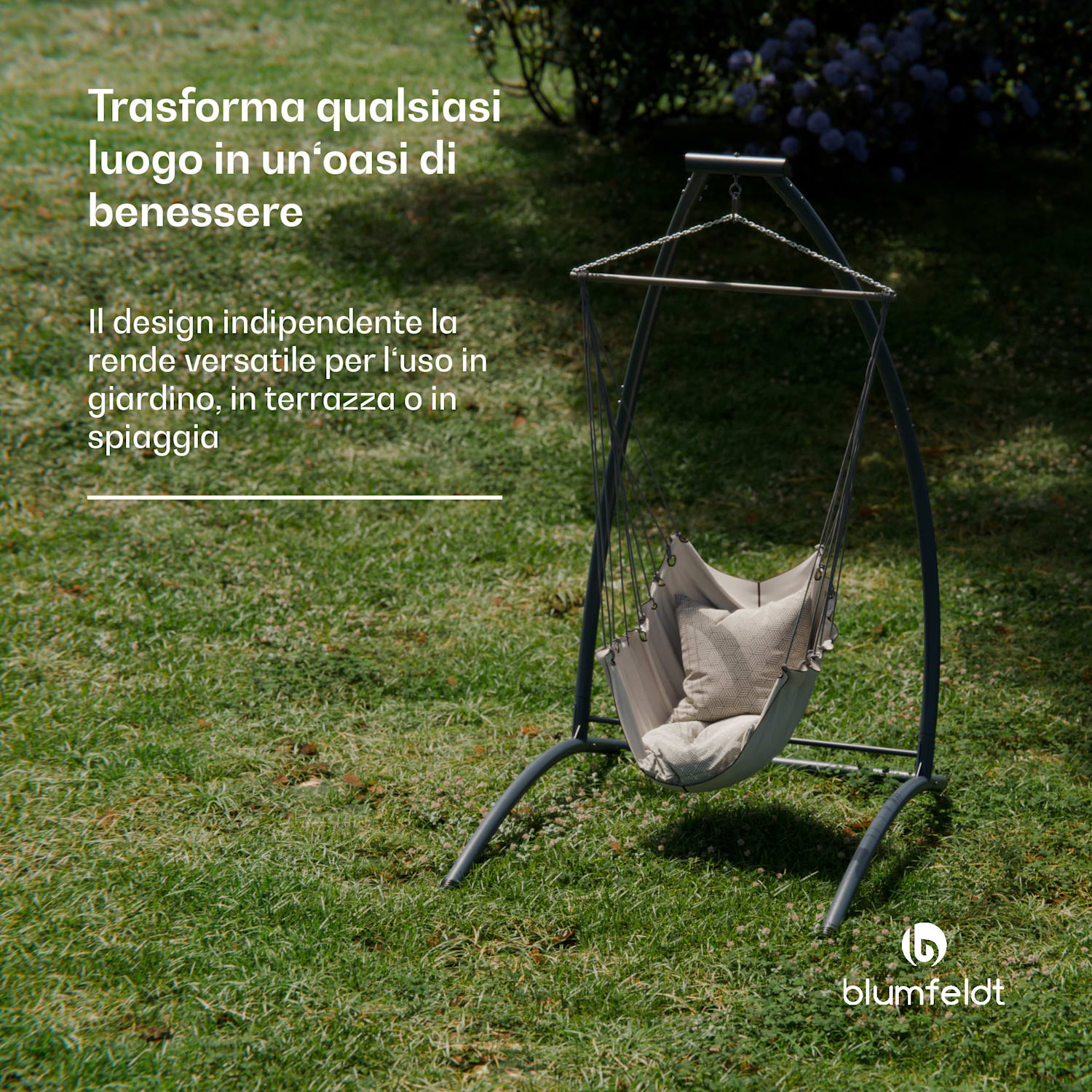 SwayStation Arch - Telaio per amaca | Antiruggine | Resistente alle intemperie | Interno/esterno | Fino a 100 Kg Arch