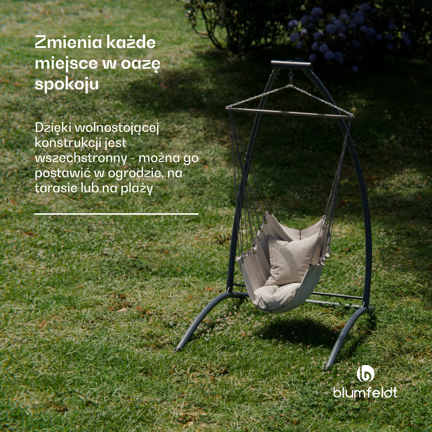 SwayStation Arch stelaż na hamak, odporny na korozję, odporny na warunki atmosferyczne, do użytku wewnątrz/na zewnątrz, do 100 Kg Arch