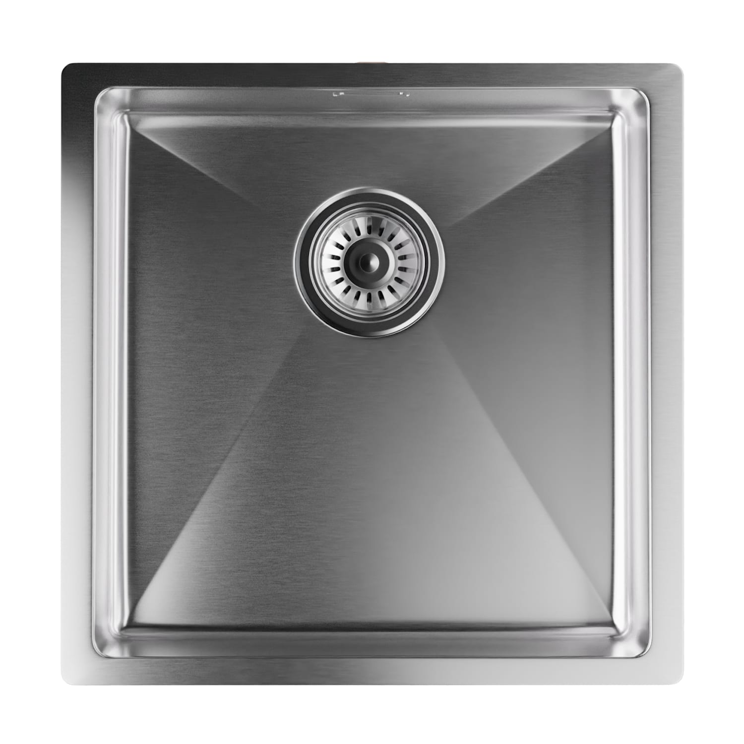 Кухненска мивка TitanSteel 45 x 45 см (LxW) с повърхност, устойчива на ръжда, драскотини и топлина 40 x 40 cm | Неръждаема стомана
