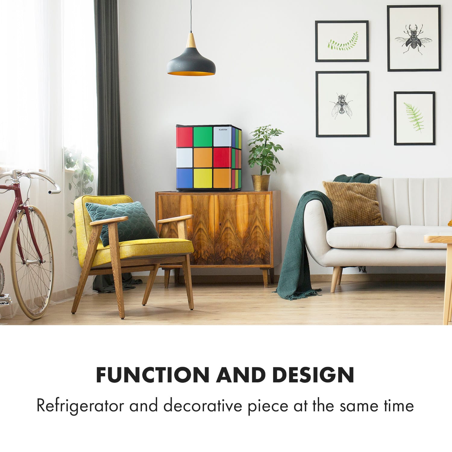 Solve, mini hűtőszekrény, 48 liter, D energiahatékonysági osztály 