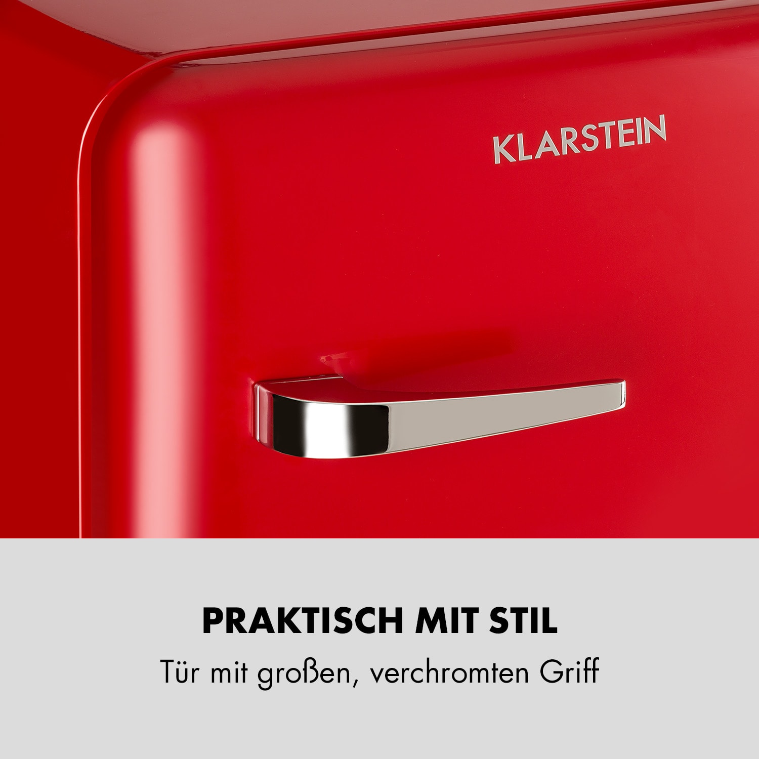 Réfrigérateur rétro Audrey Mini 48l 2 étages 48 L | Rouge