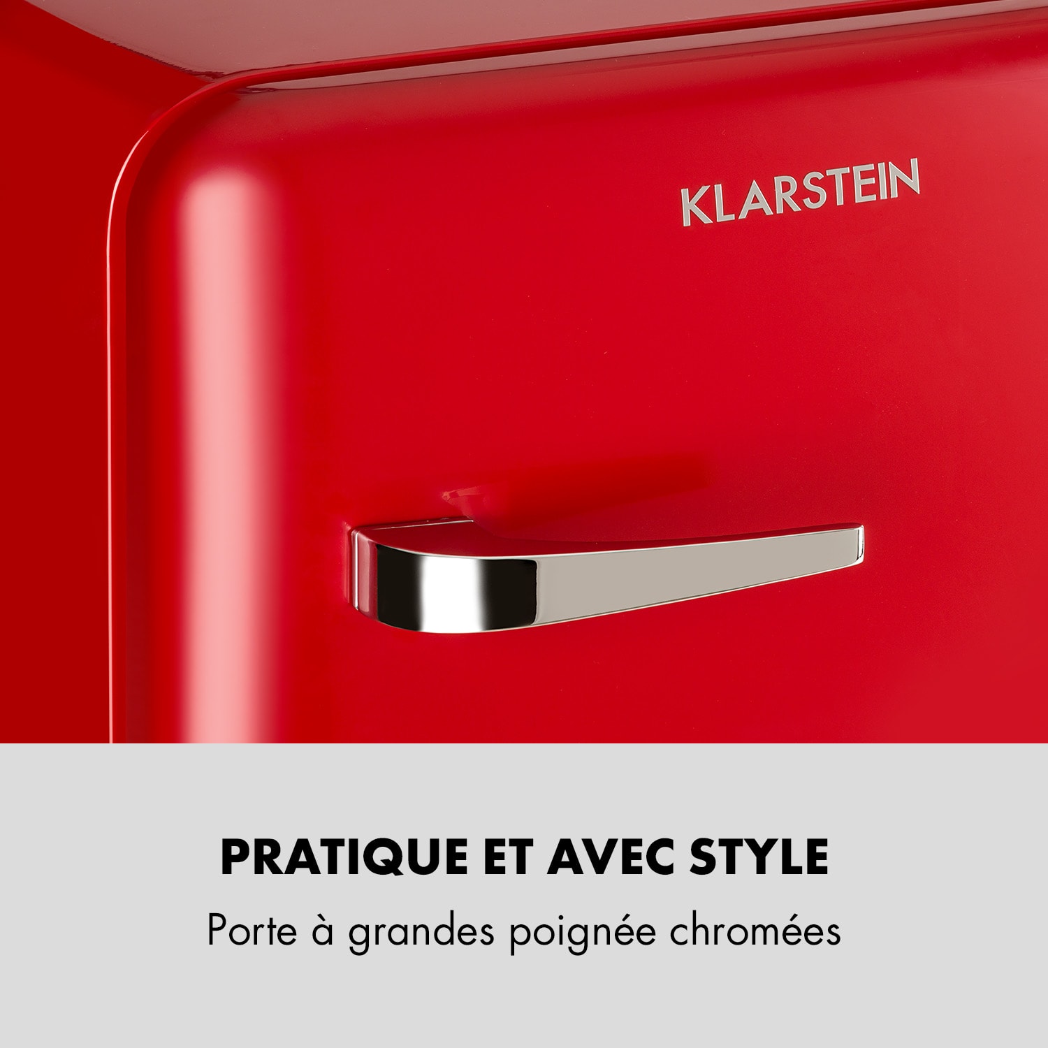 Réfrigérateur rétro Audrey Mini 48l 2 étages 48 L | Rouge