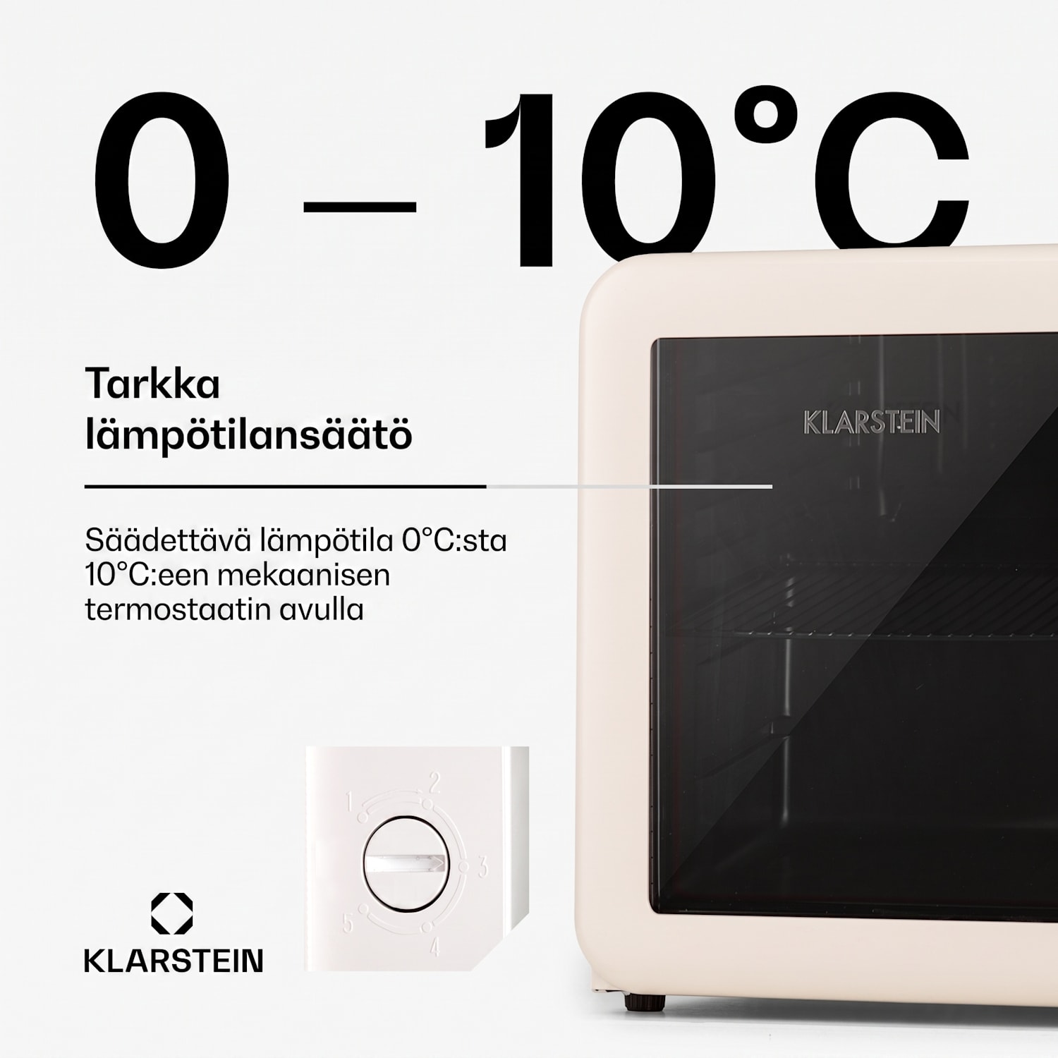 PopLife 48 juomajääkaappi jääkaappi 0-10 °C retromuotoilu 48 l | Kerma