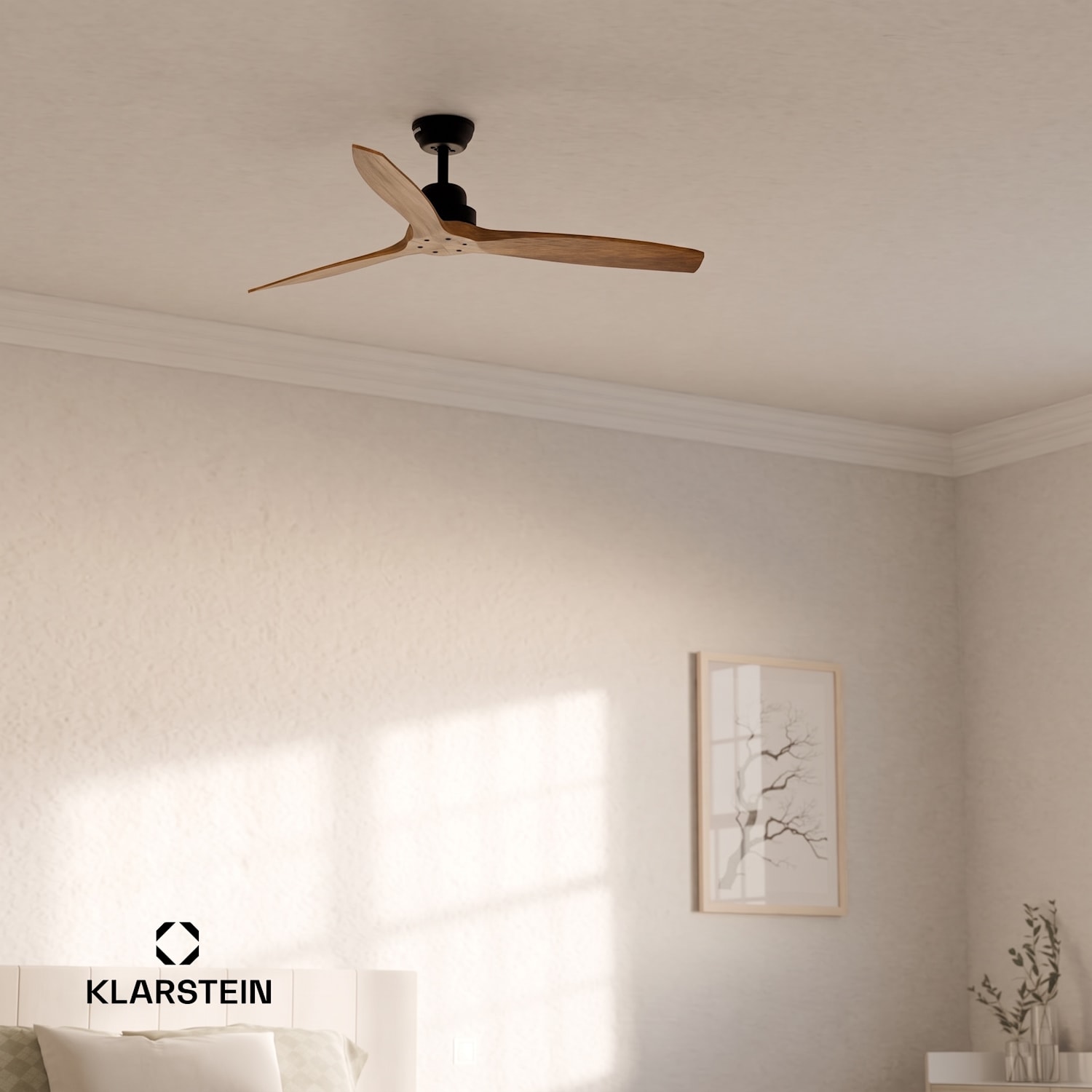 Santa Elena 132 cm 40 W Ανεμιστήρας Οροφής Καρυδιά 132 cm (δωμάτια 13–25 m²) | Τηλεχειριστήριο | Walnut