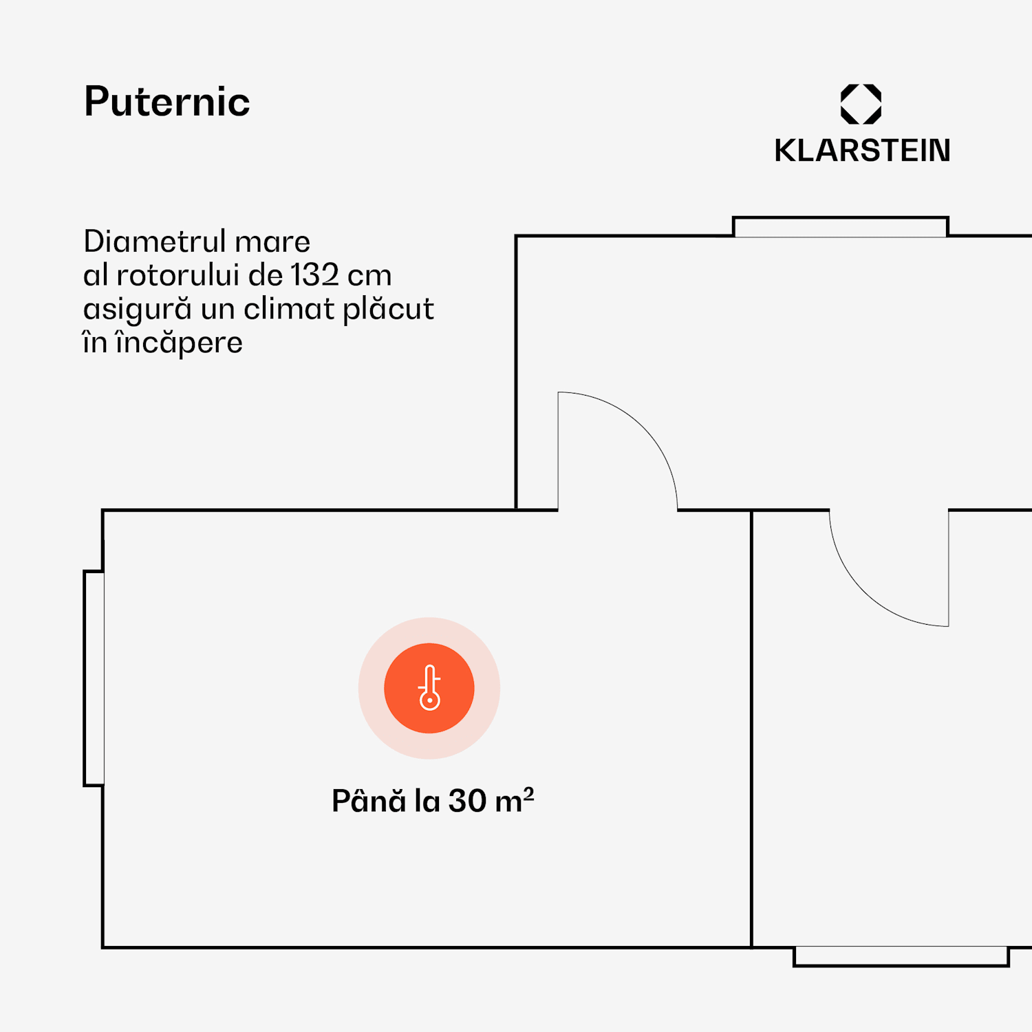 anta Elena Smart 52", ventilator de tavan, Ø 132 cm, 10260 m³/h, palete din lemn, 6 viteze, telecomandă 132 cm (camere 13–25 m²) | WIFI + telecomandă | Arțar
