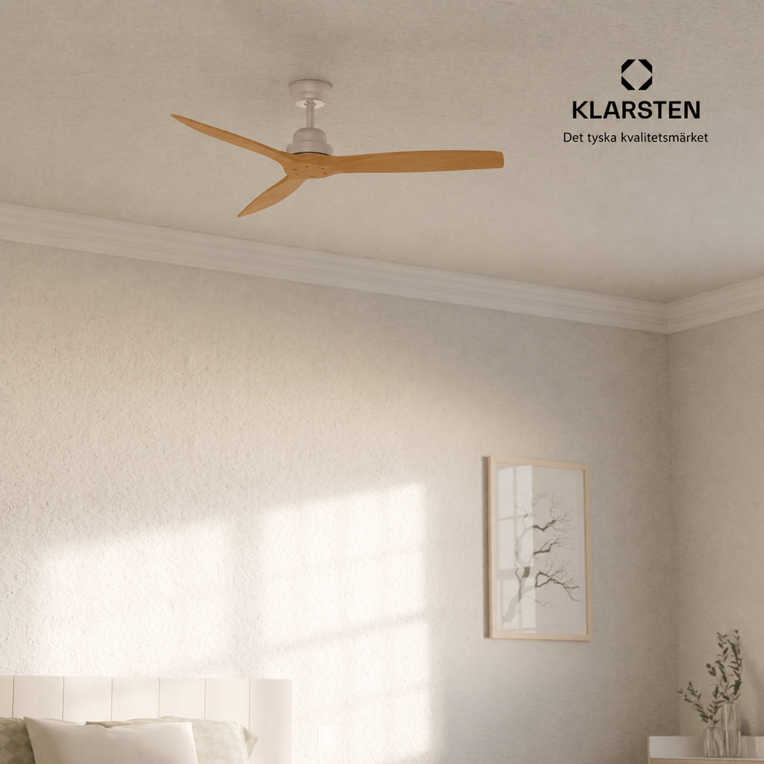  132 cm (rum 13–25 m²) | WIFI + Fjärrkontroll | Lönn