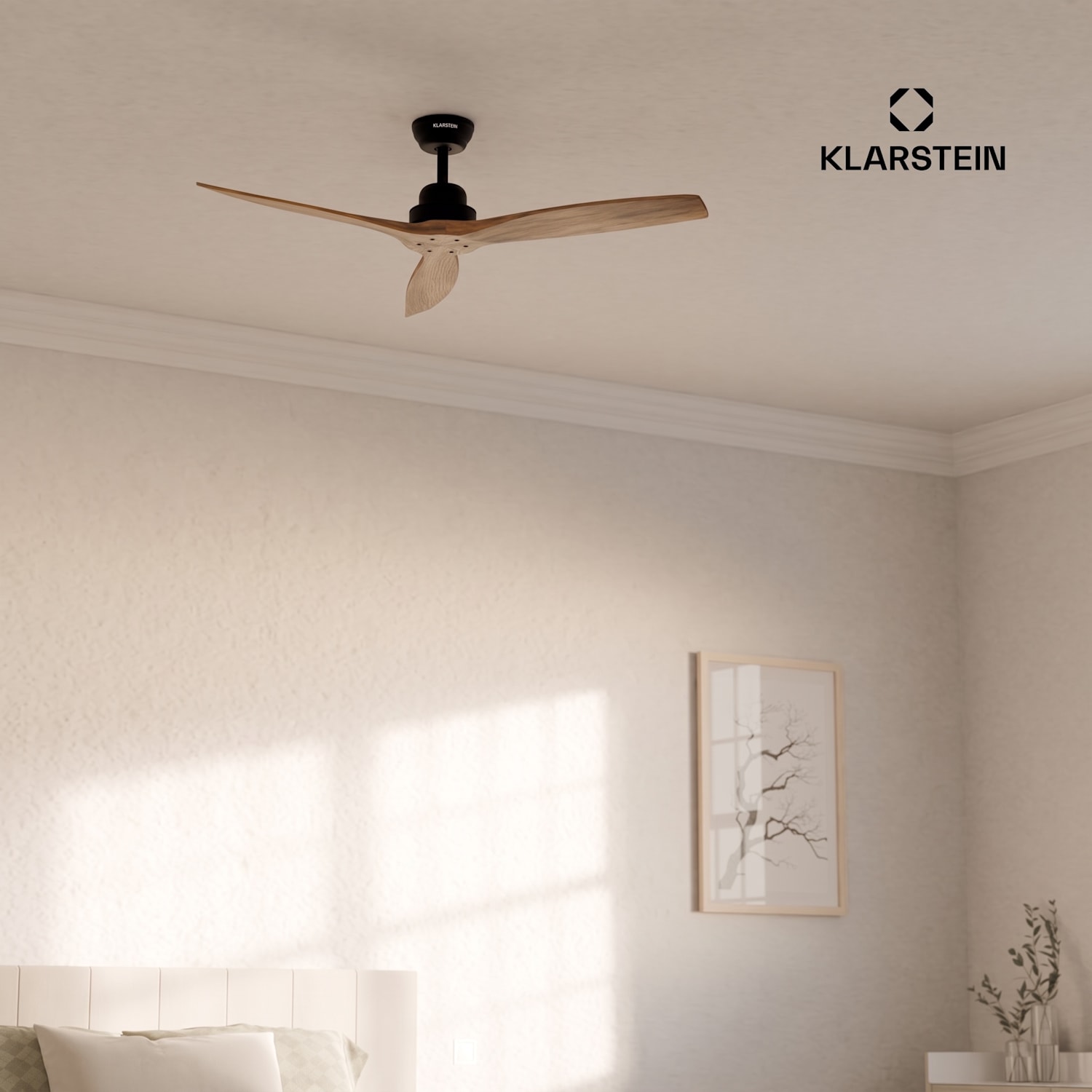 Santa Elena Smart 132 cm 40 W Ανεμιστήρας Οροφής Κερασιά 132 cm (δωμάτια 13–25 m²) | WIFI + Τηλεχειριστήριο | Cherrywood