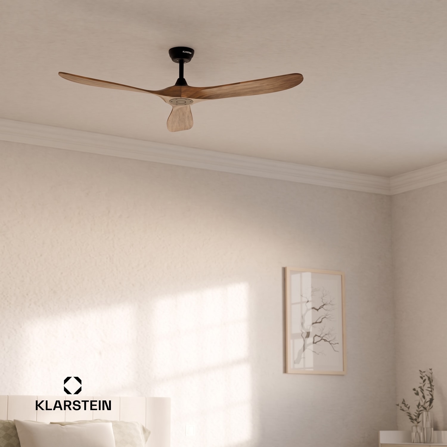 Bahama Breeze Smart 152 cm 45,5 W Ανεμιστήρας Οροφής Καρυδιά 152 cm (δωμάτια 25-30 m²) | WIFI + Τηλεχειριστήριο | Walnut