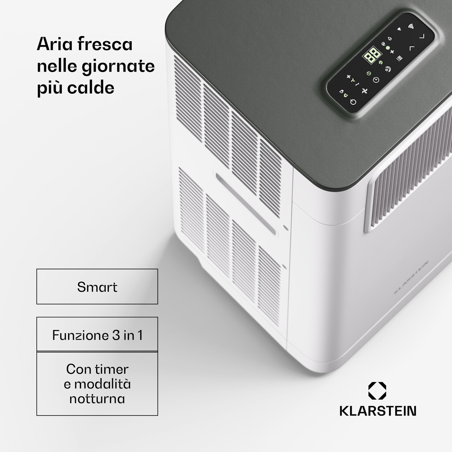 Breeze Box 9K Smart PAC - Climatizzatore | Modalità 3 in 1 | Smart Control | Fino a 32 m² | Timer 24h | Mobile 