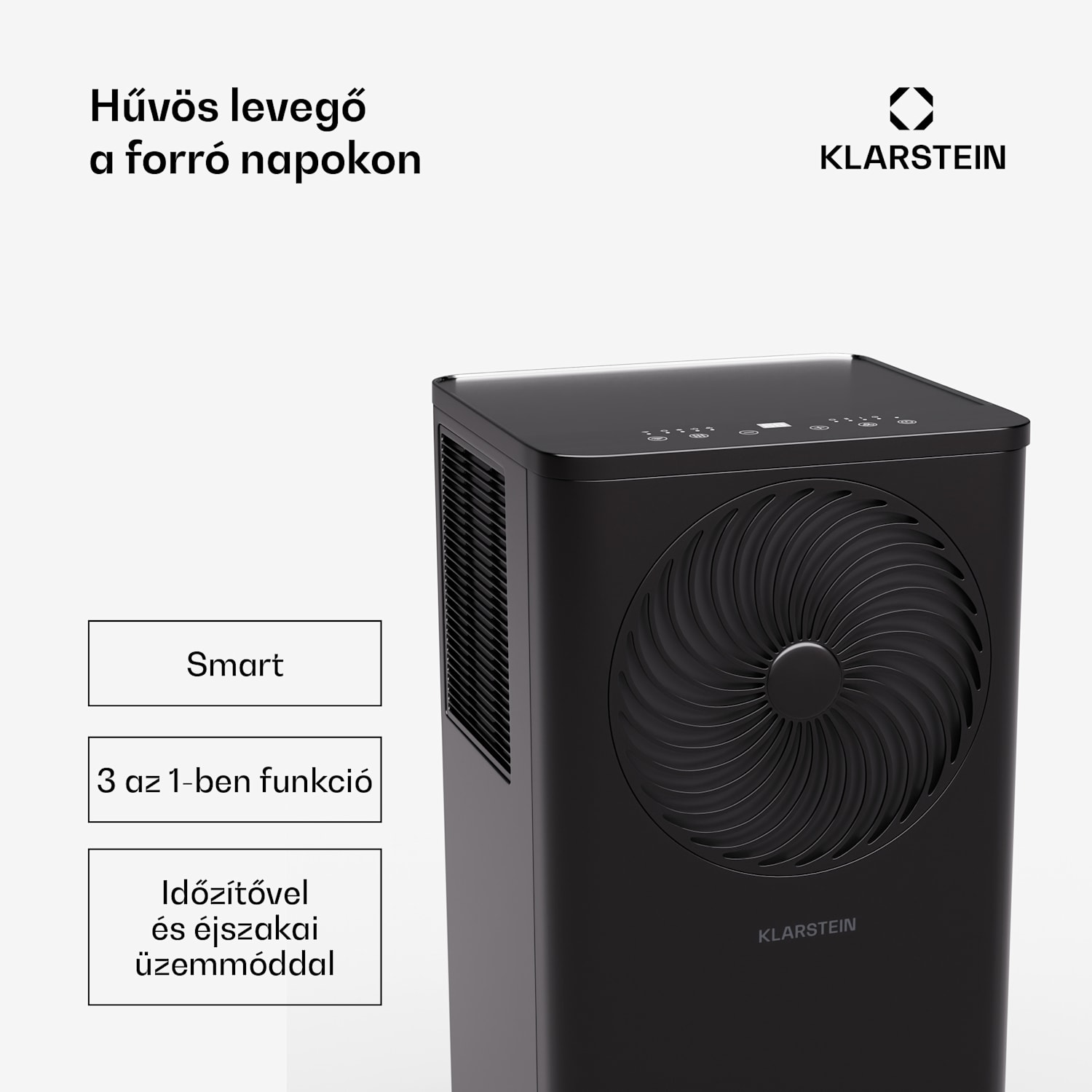 Aero Ring 9K, Smart, légkondicionáló, 9 000 BTU, mobil és intelligens, max. 31 m², hangvezérlés 