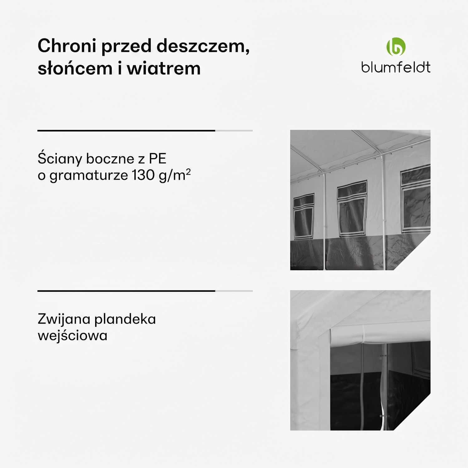 Party Haven, namiot, 598 x 386 x 300 cm, odporny na warunki atmosferyczne, tkanina stalowy stelaż, łatwy montaż, ze ścianami bocznymi 4 x 6 m