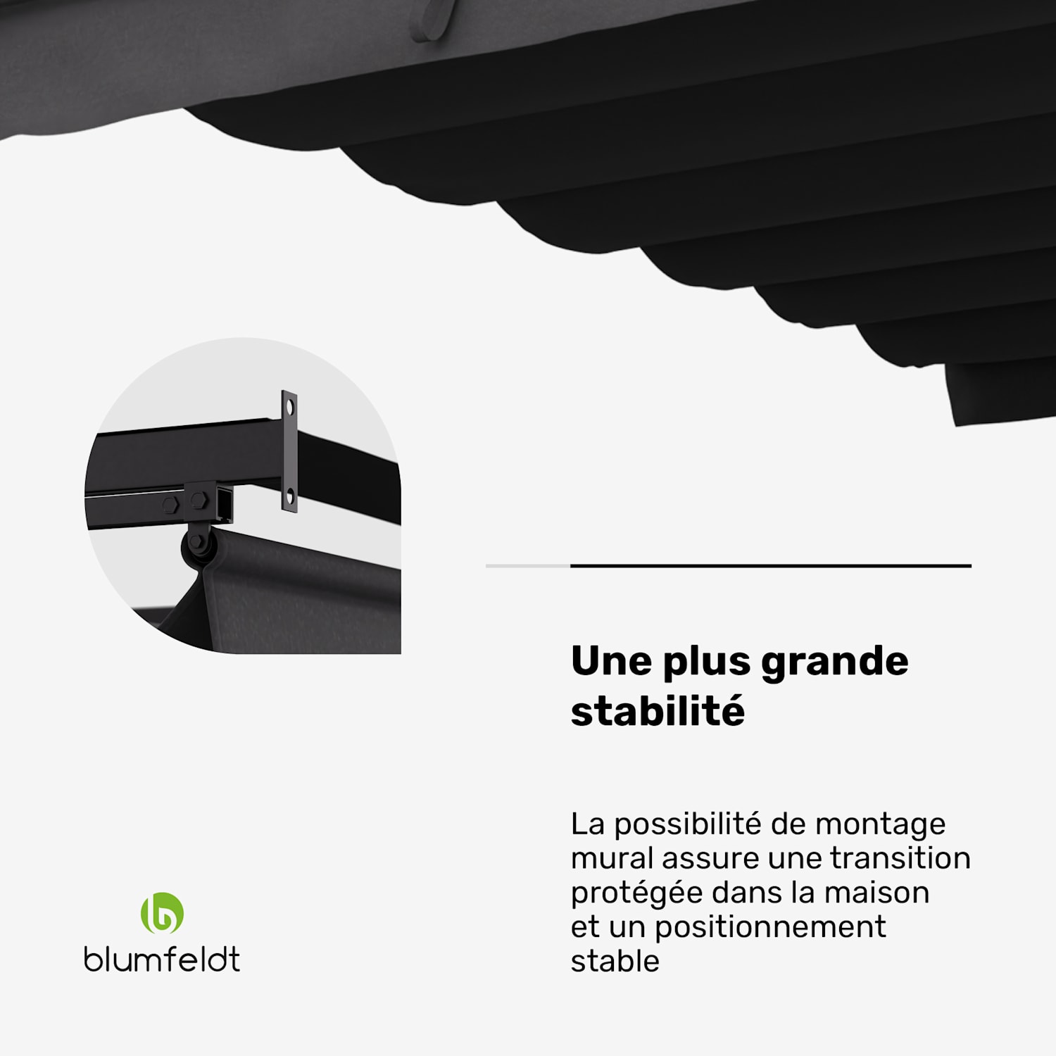  3 x 4 m | Donkergrijs