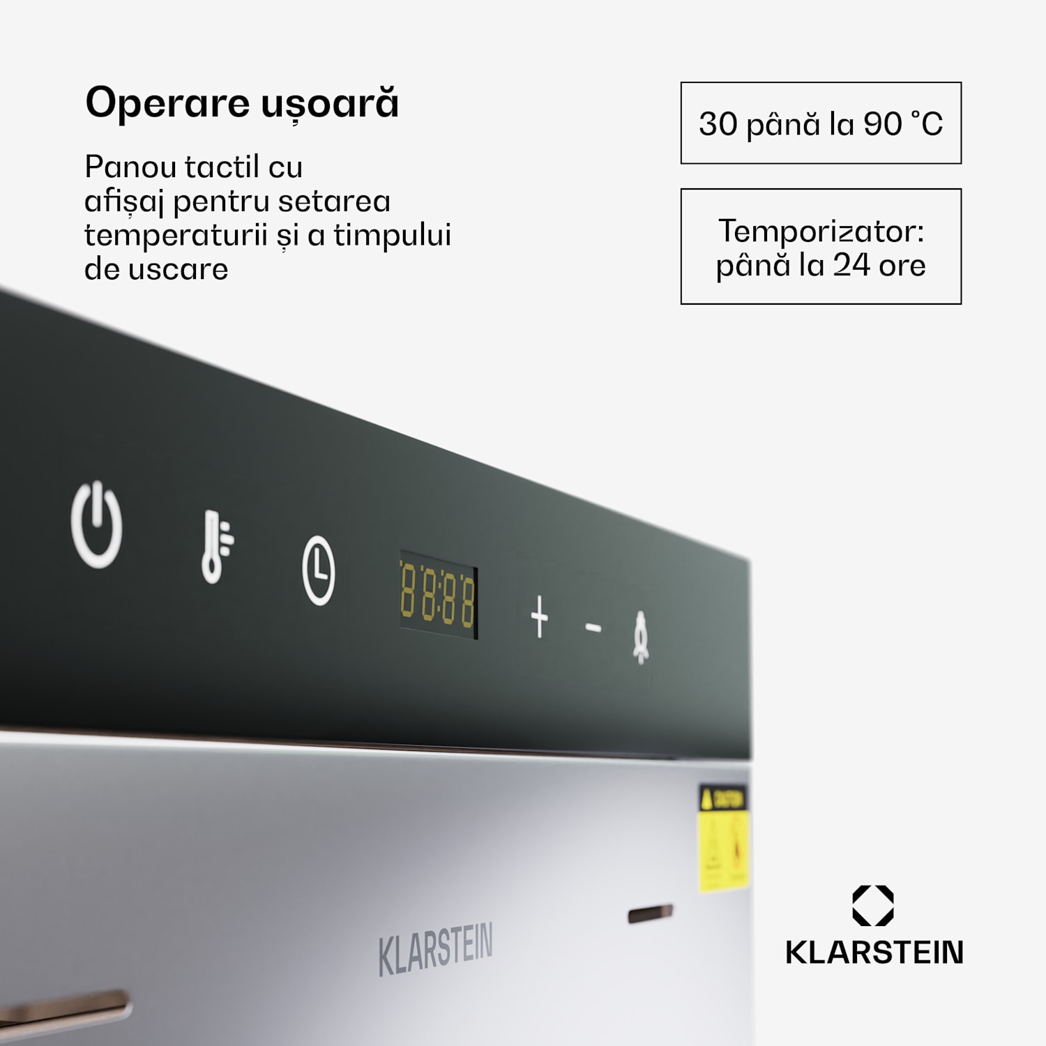 Uscător MasterJerky 300, 2 000 W, 30 - 90 °C, cronometru de 24 de ore, oțel inoxidabil 