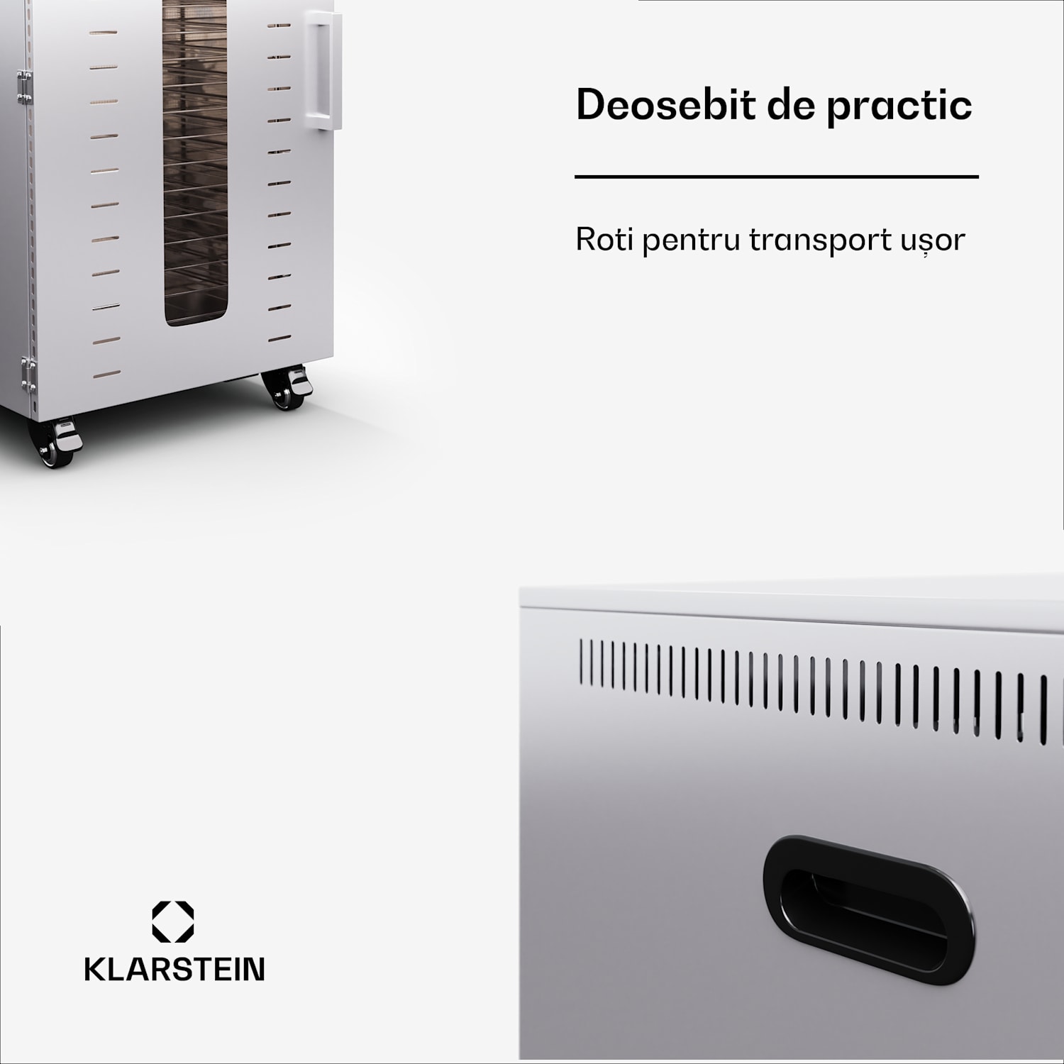 Uscător MasterJerky 300, 2 000 W, 30 - 90 °C, cronometru de 24 de ore, oțel inoxidabil 