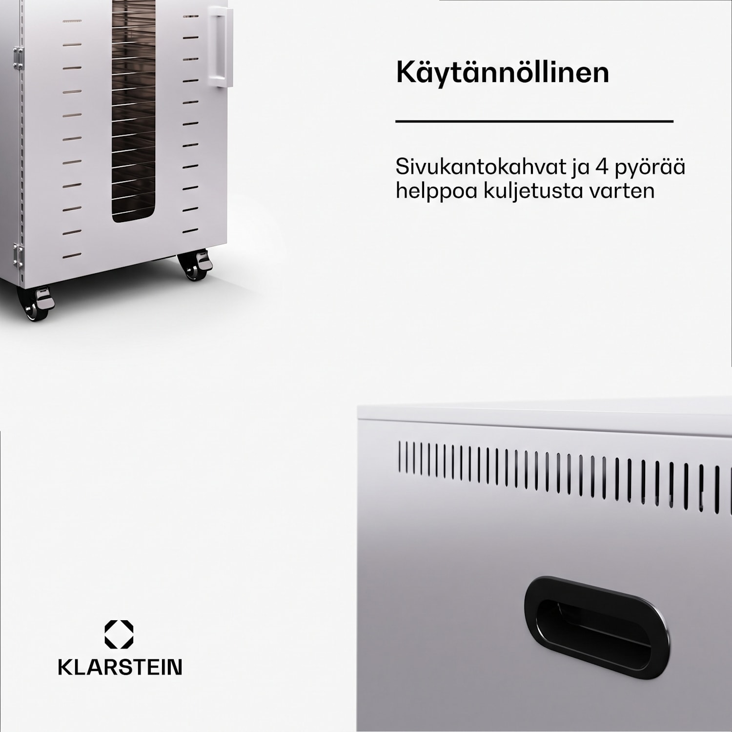 MasterJerky 350 kuivuri 2 000 watilla lämpötila-alue 30–90 °C 24 tunnin ajastin ruostumaton teräs 