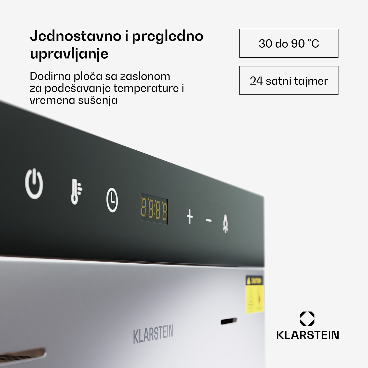 MasterJerky 350, sušilica, snaga 2000 W, raspon temperature 30 - 90 °C, 24-tajmer, nehrđajući čelik 