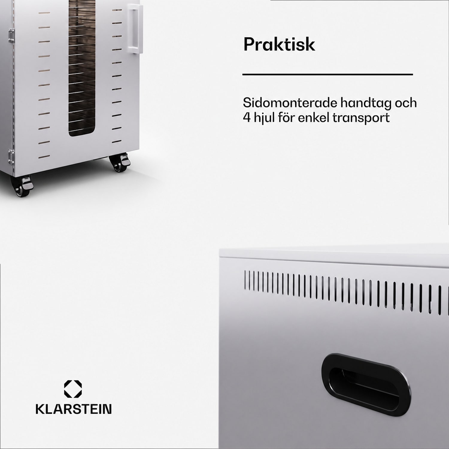 MasterJerky 350 torkugn med 2 000 W temperaturintervall från 30–90 °C med 24h-timer rostfritt stål 