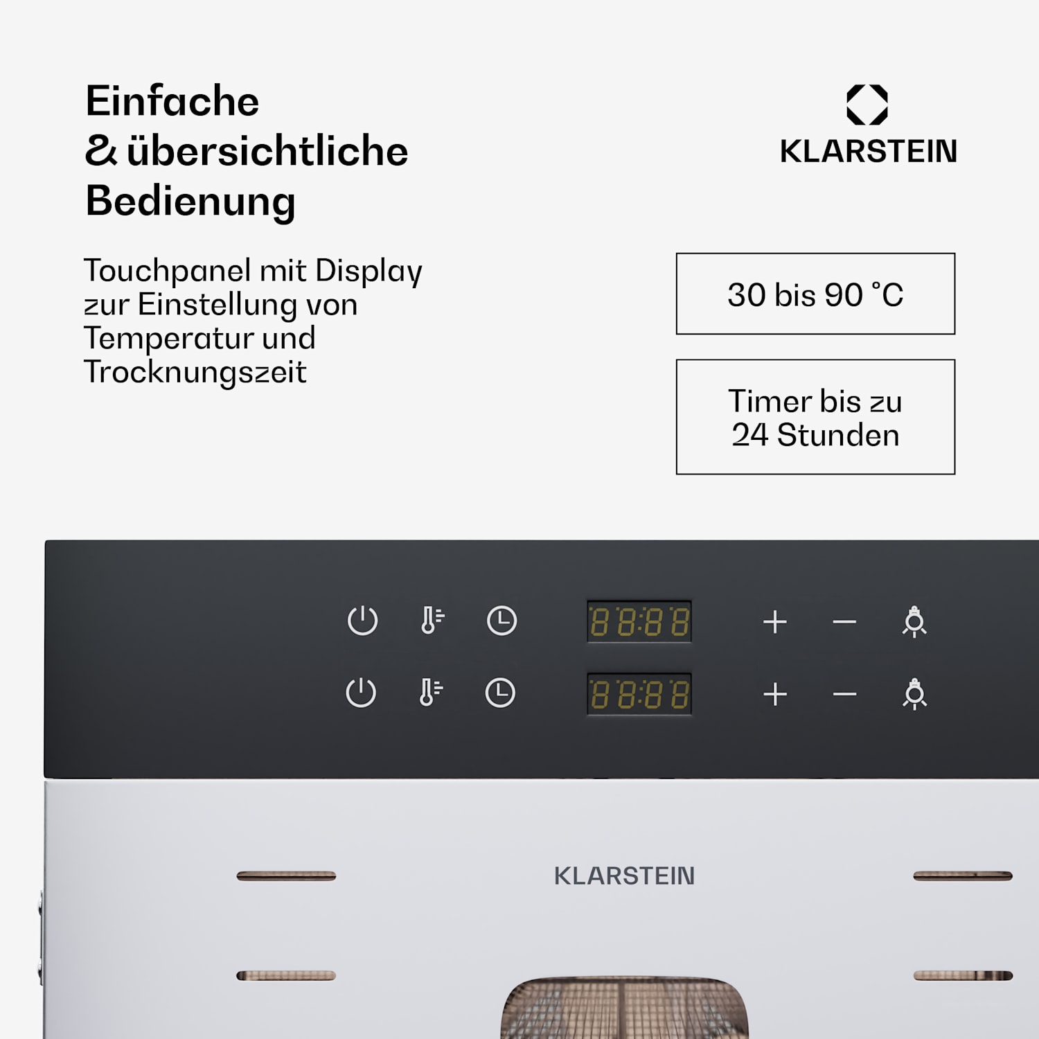 Master Jerky 500 Vertical Dörrautomat mit 3.000 W zwei Dörrkammern Temperaturbereich 30 - 90 °C 