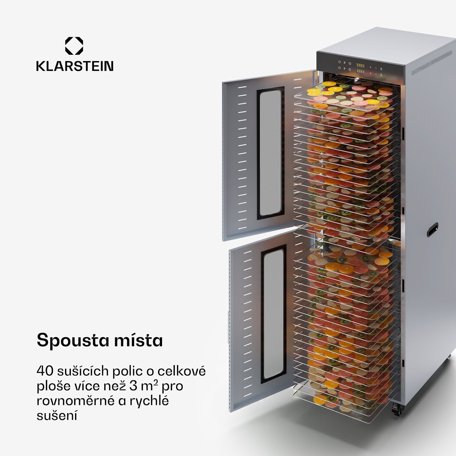 Master Jerky 600, sušička, 4 000 W, se dvěma komorami, teplotní rozsah 30 - 90 °C 