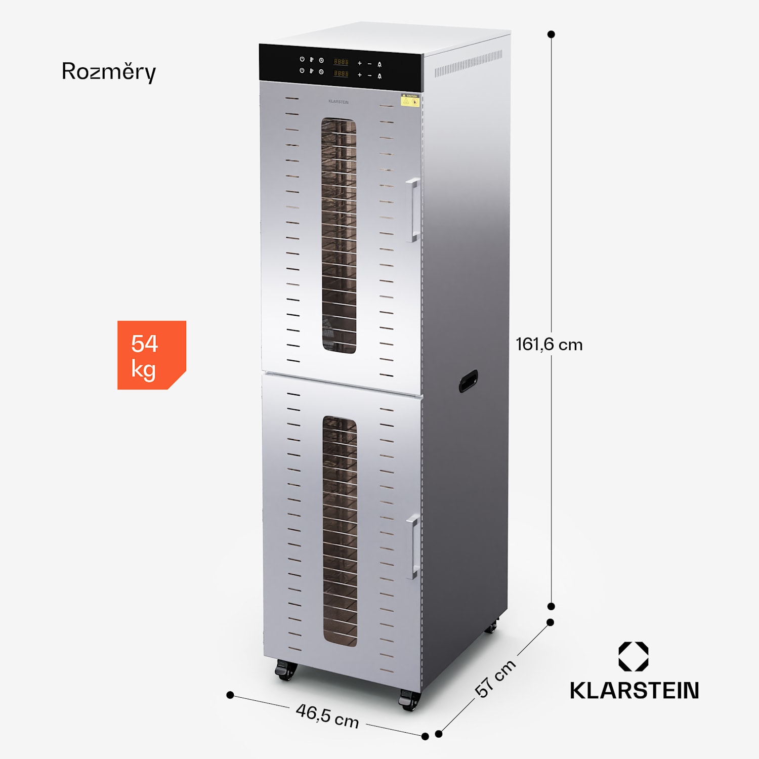 Master Jerky 600, sušička, 4 000 W, se dvěma komorami, teplotní rozsah 30 - 90 °C 