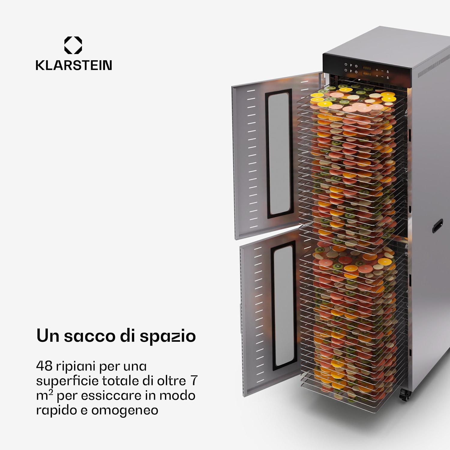 Master Jerky 700 - Essiccatore da 4.000 W, due vani di essiccazione, intervallo di temperatura 30-90 °C 