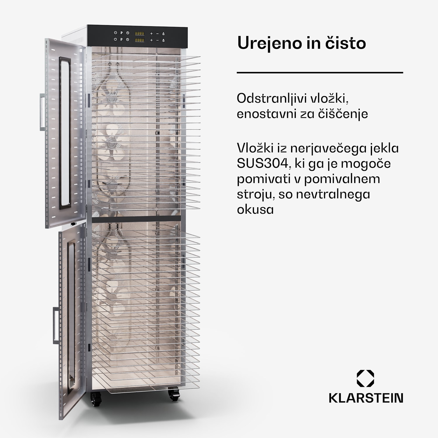 Master Jerky 700, sušilnik, 4 000 V, z dvema komorama, temperaturno območje 30-90 °C 