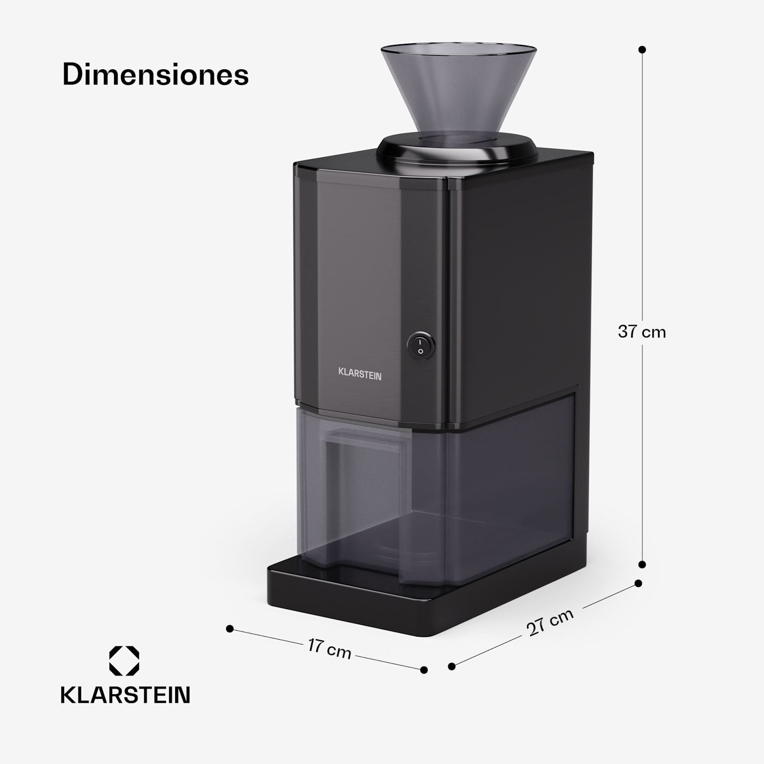 Picadora de hielo 15 kg/h Contenedor de hielo de 3,5 litros 