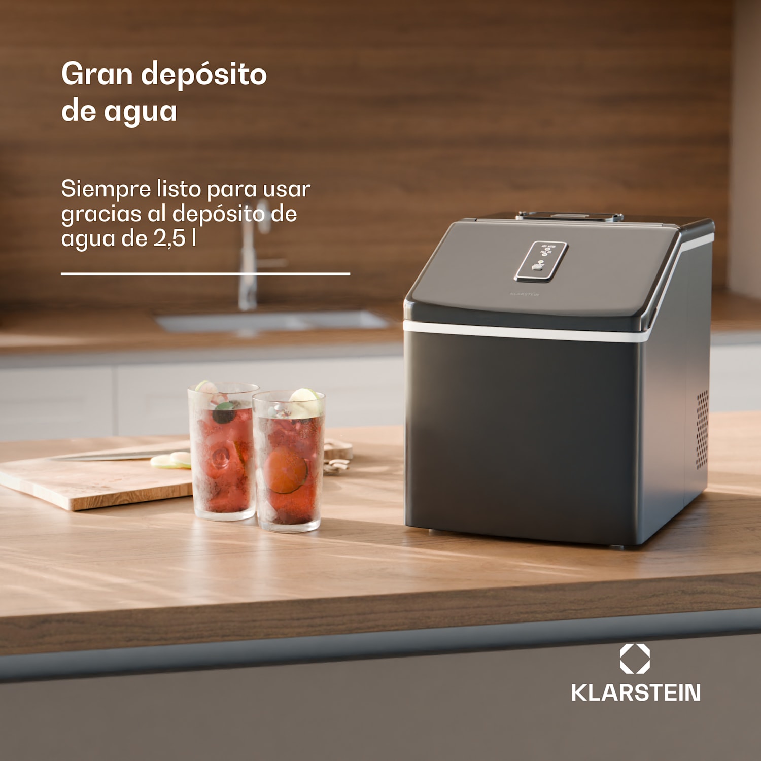 Máquina de cubitos de hielo Clearcube | arroz claro | 13kg/24h Negro